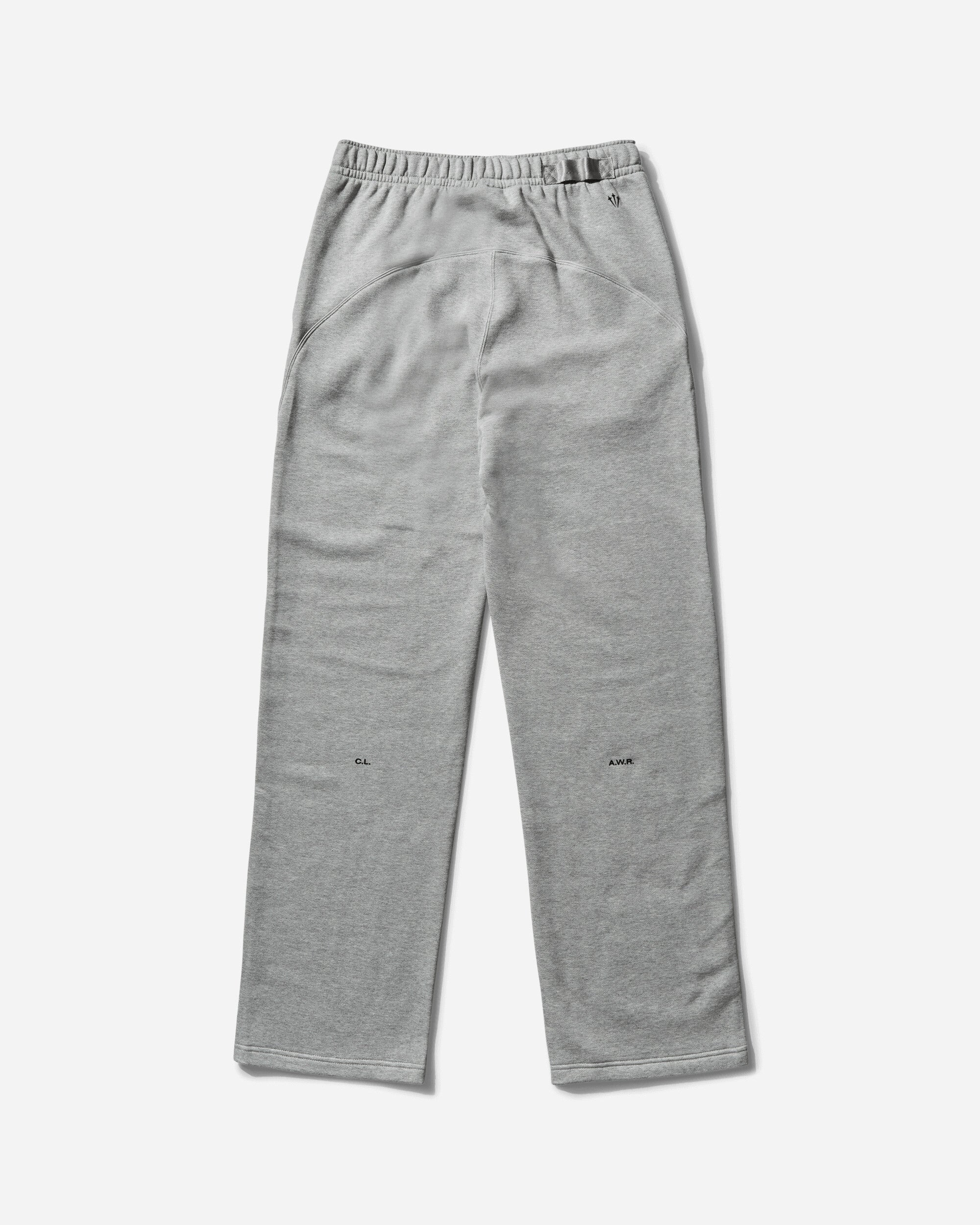 Men's NOCTA Open Hem Fleece Pants Dark Grey Heather - 2