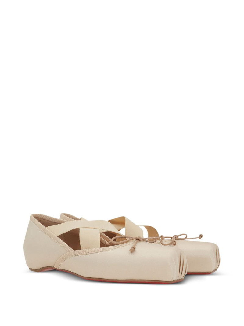 Christian Louboutin Cassiasticina criss-cross ballet flats outlook