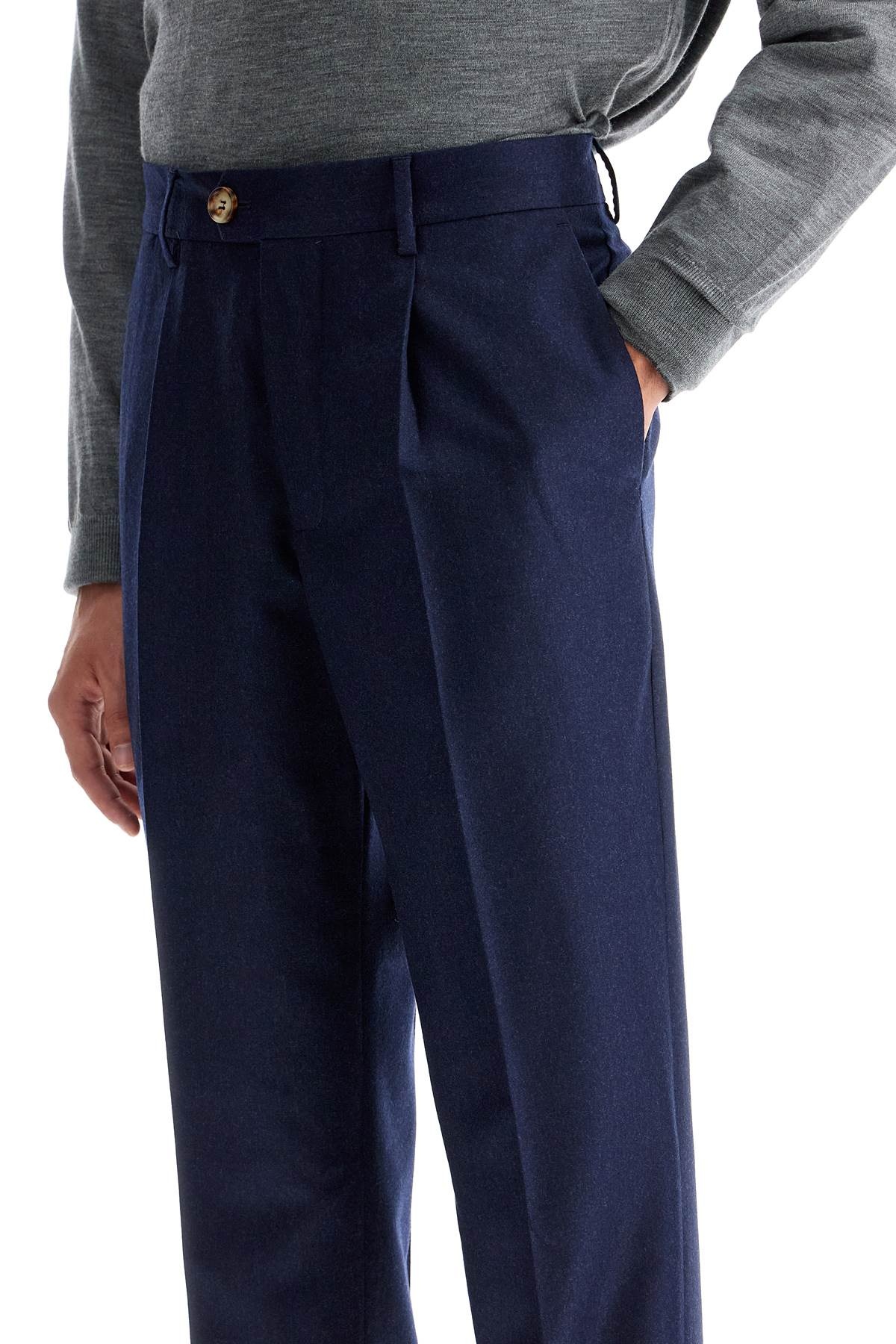 "FLANNEL LEISURE FIT PANTS FOR - 5