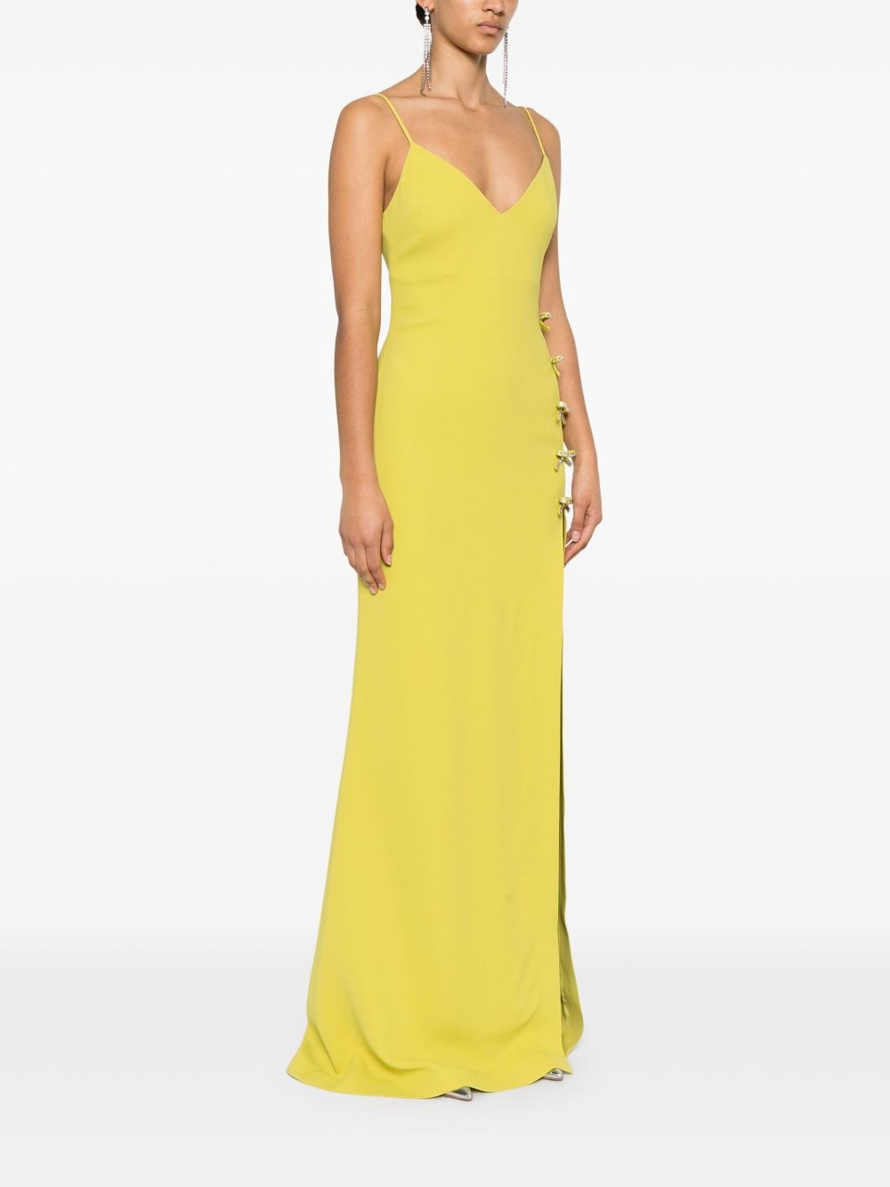 bow-detail gown - 3
