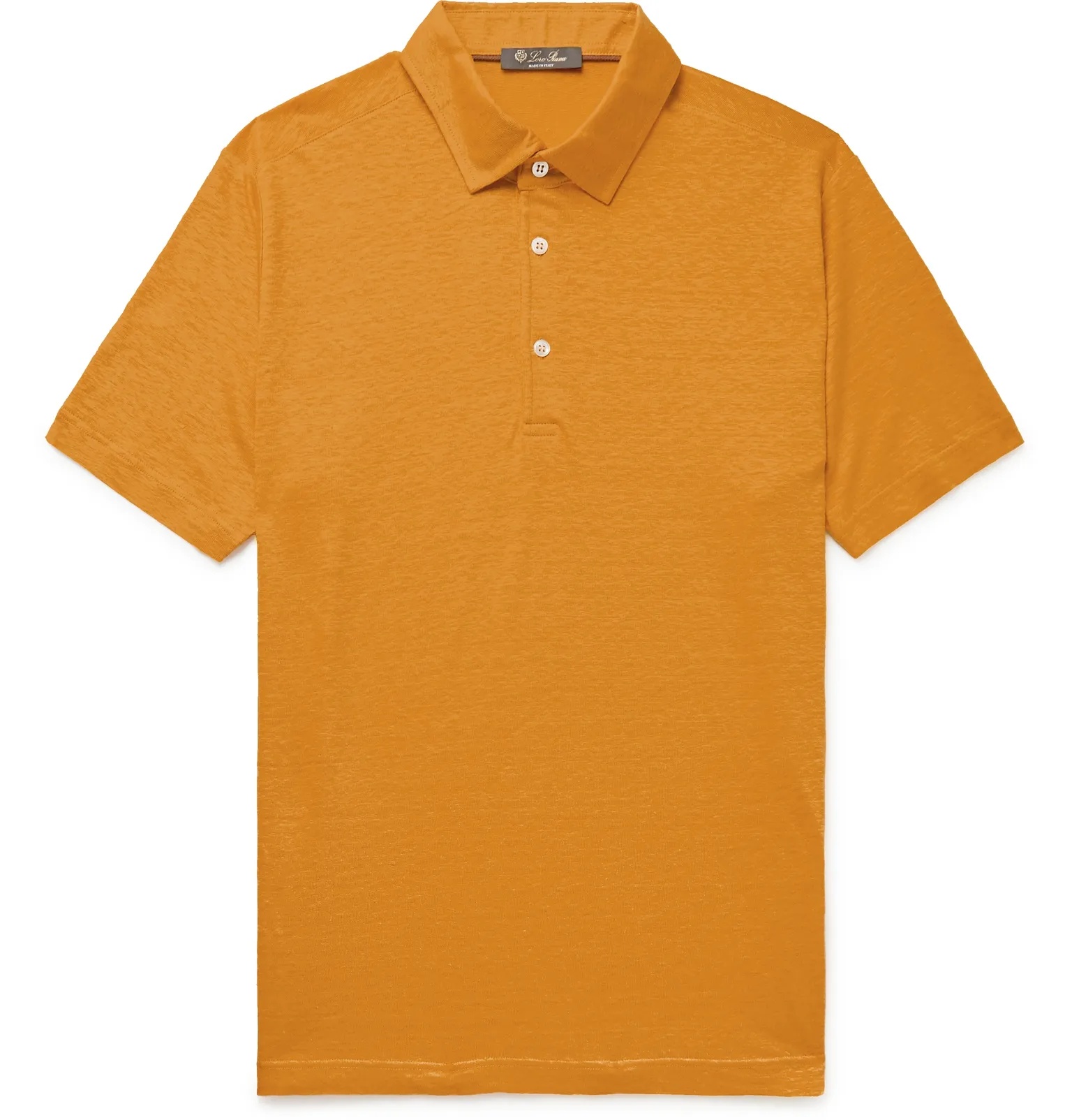 Linen-Jersey Polo Shirt - 1