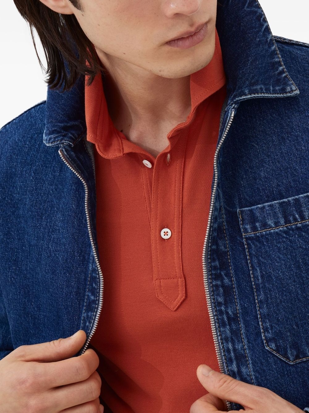 cotton polo shirt - 6