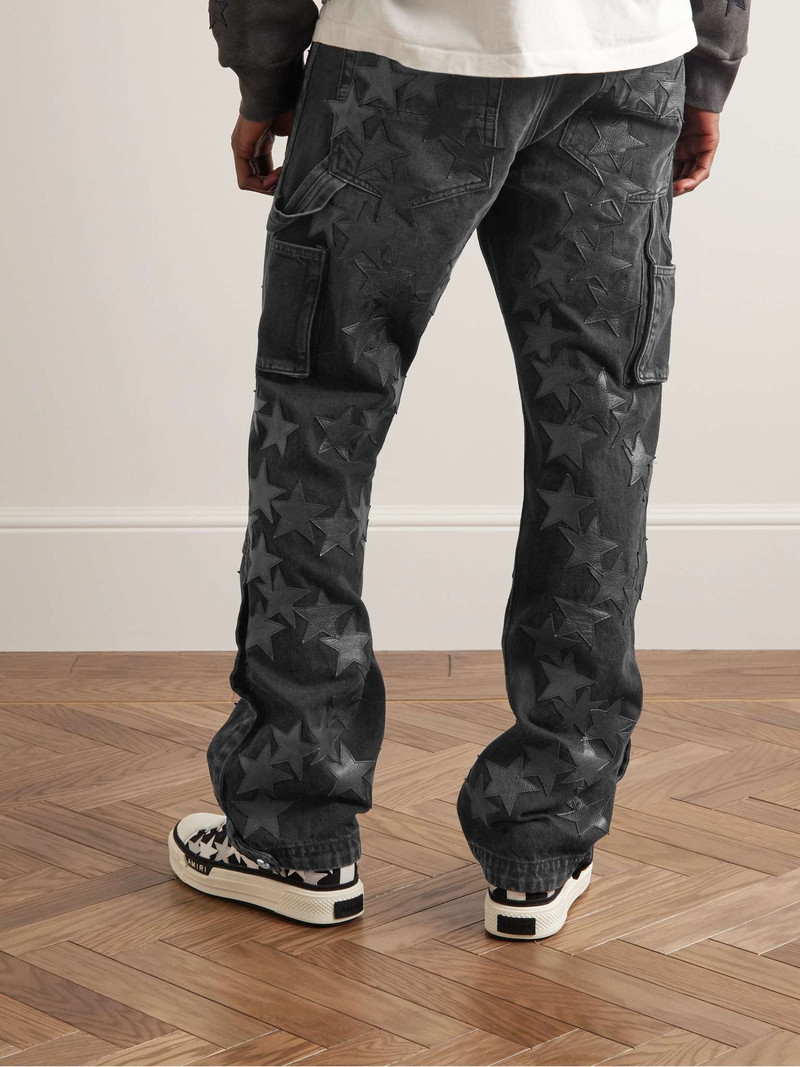 + Chemist Carpenter Straight-Leg Leather-Appliquéd Jeans 4