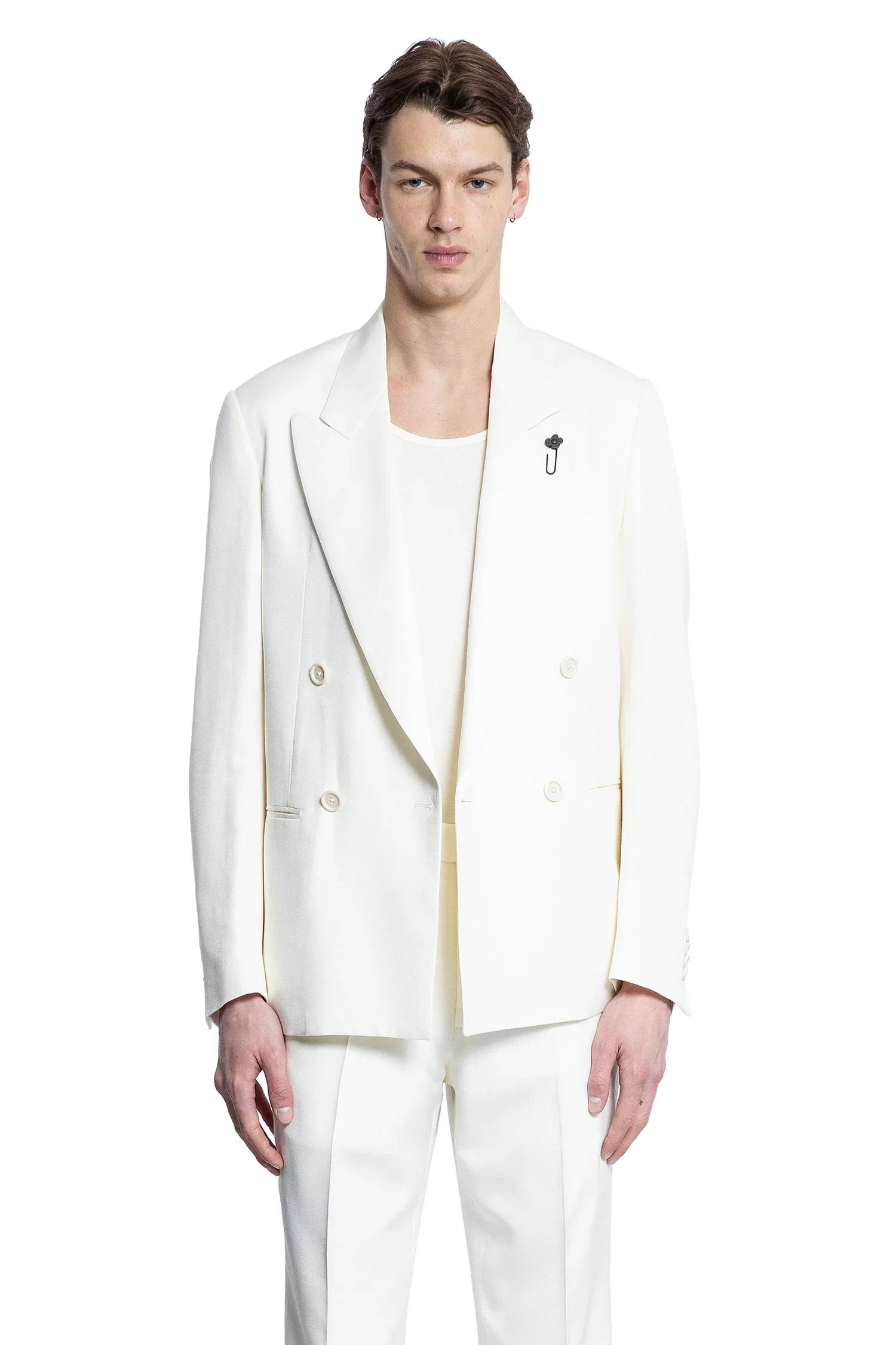 Viscose-Twill-Double-Breasted-Blazer - 5