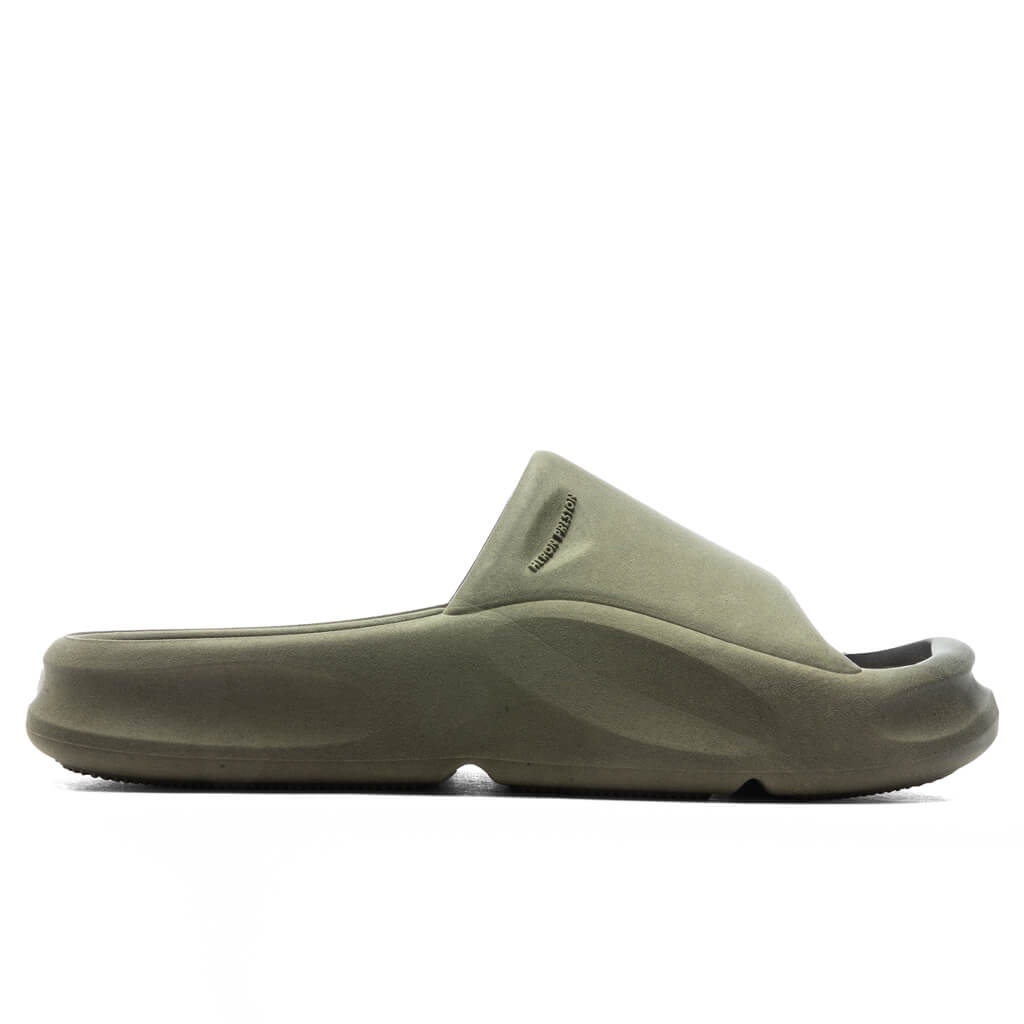 ECO MOULDED SLIDER - ARMY GREEN - 1