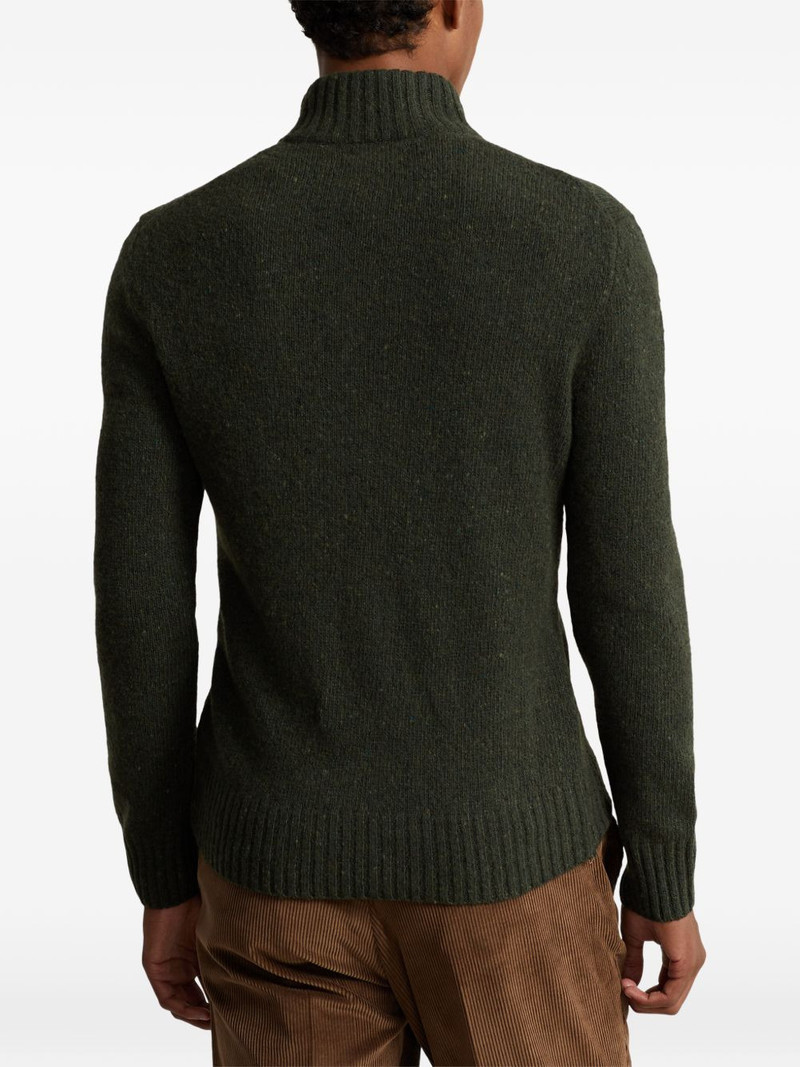 button mock-neck sweater 4