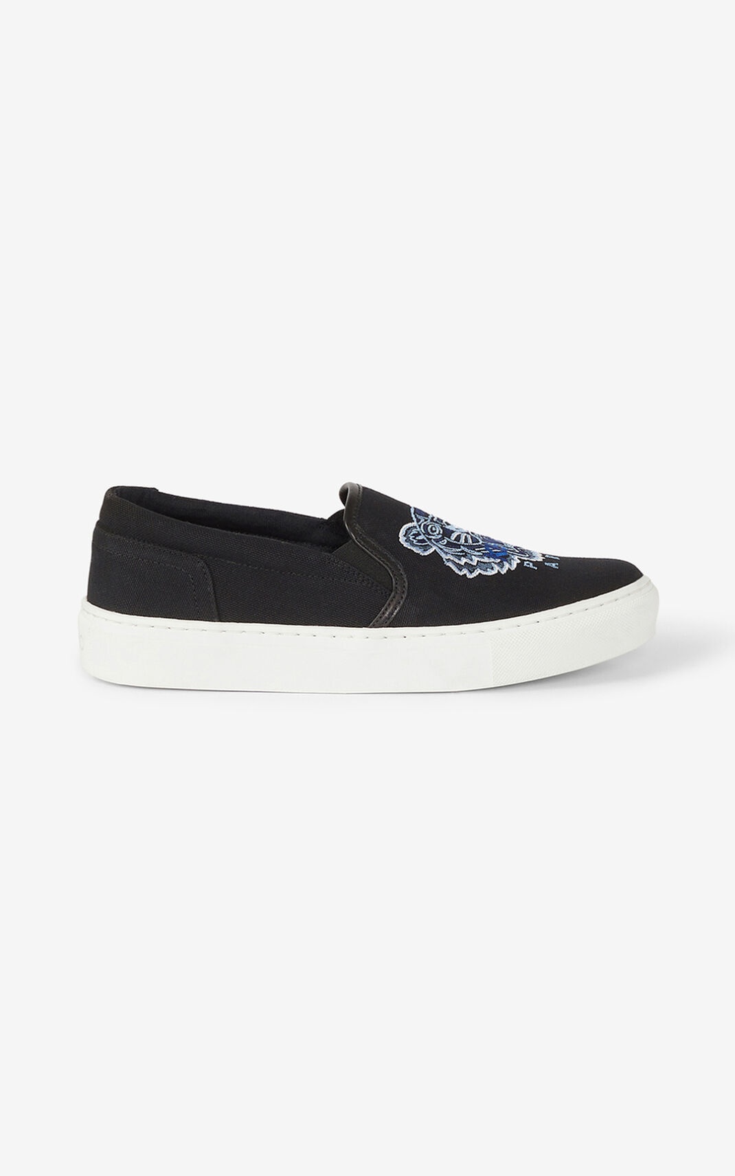 K-SKATE Tiger canvas slip-on sneakers - 1