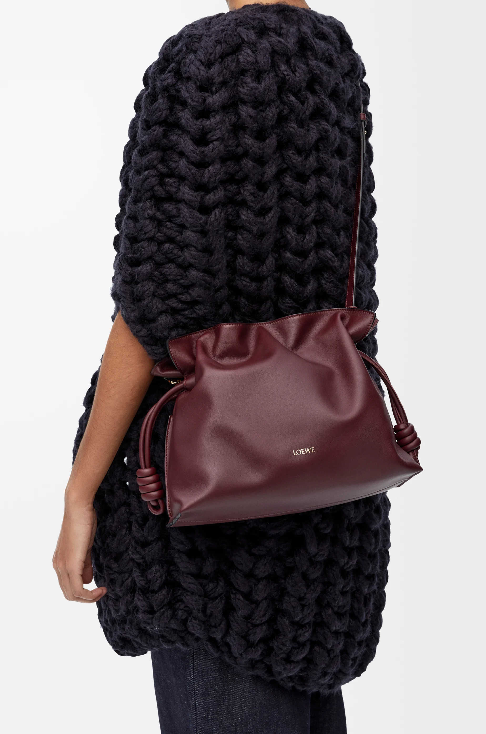 Flamenco clutch in nappa calfskin - 3