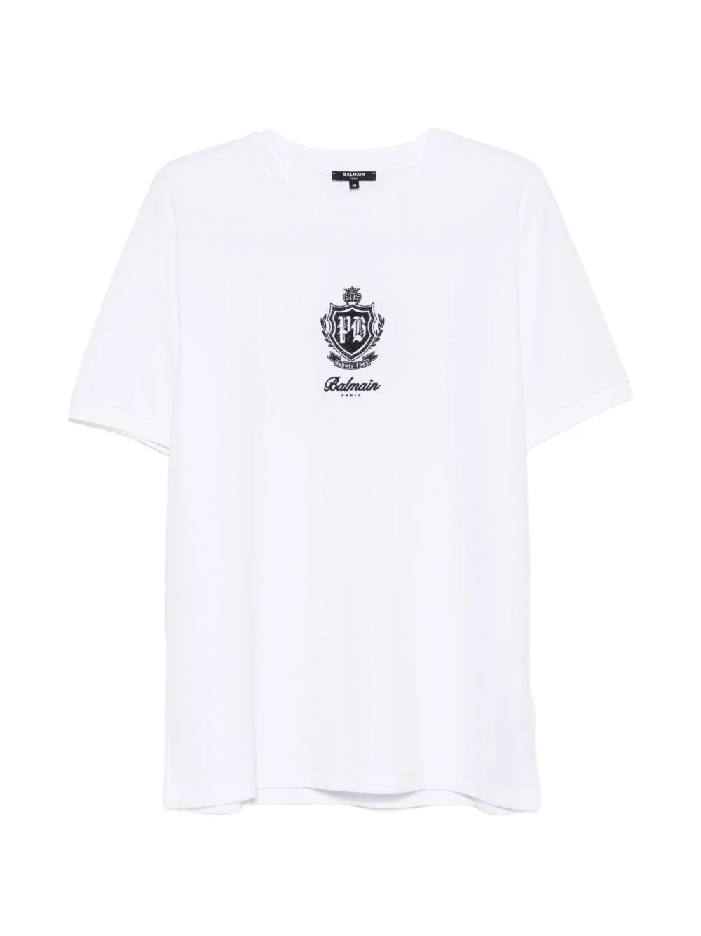 logo-embroidered T-shirt - 1