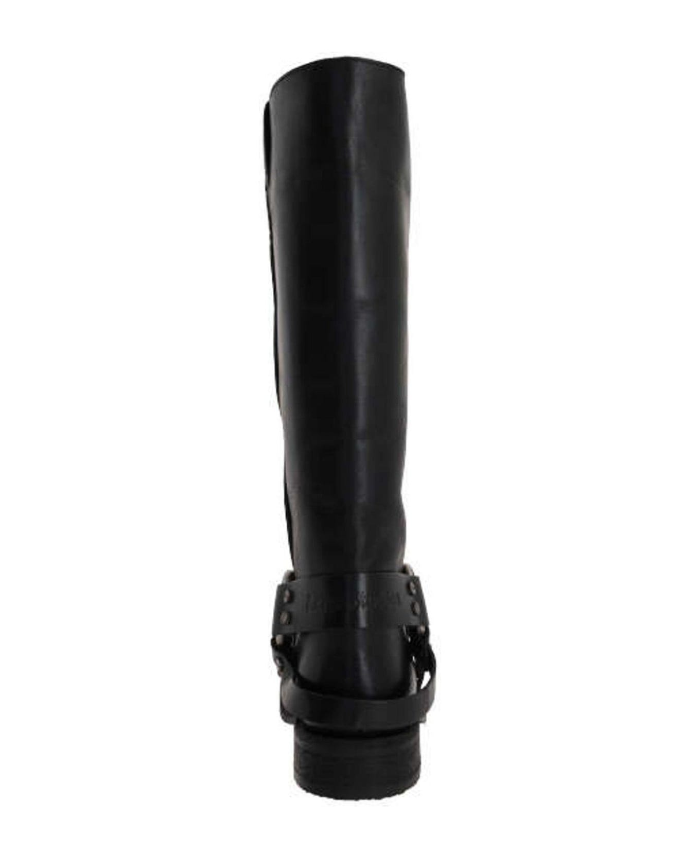 Square Toe Pull-on Boots - 3