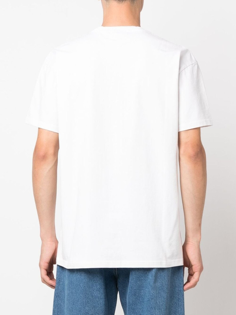 embroidered-logo cotton T-shirt 4