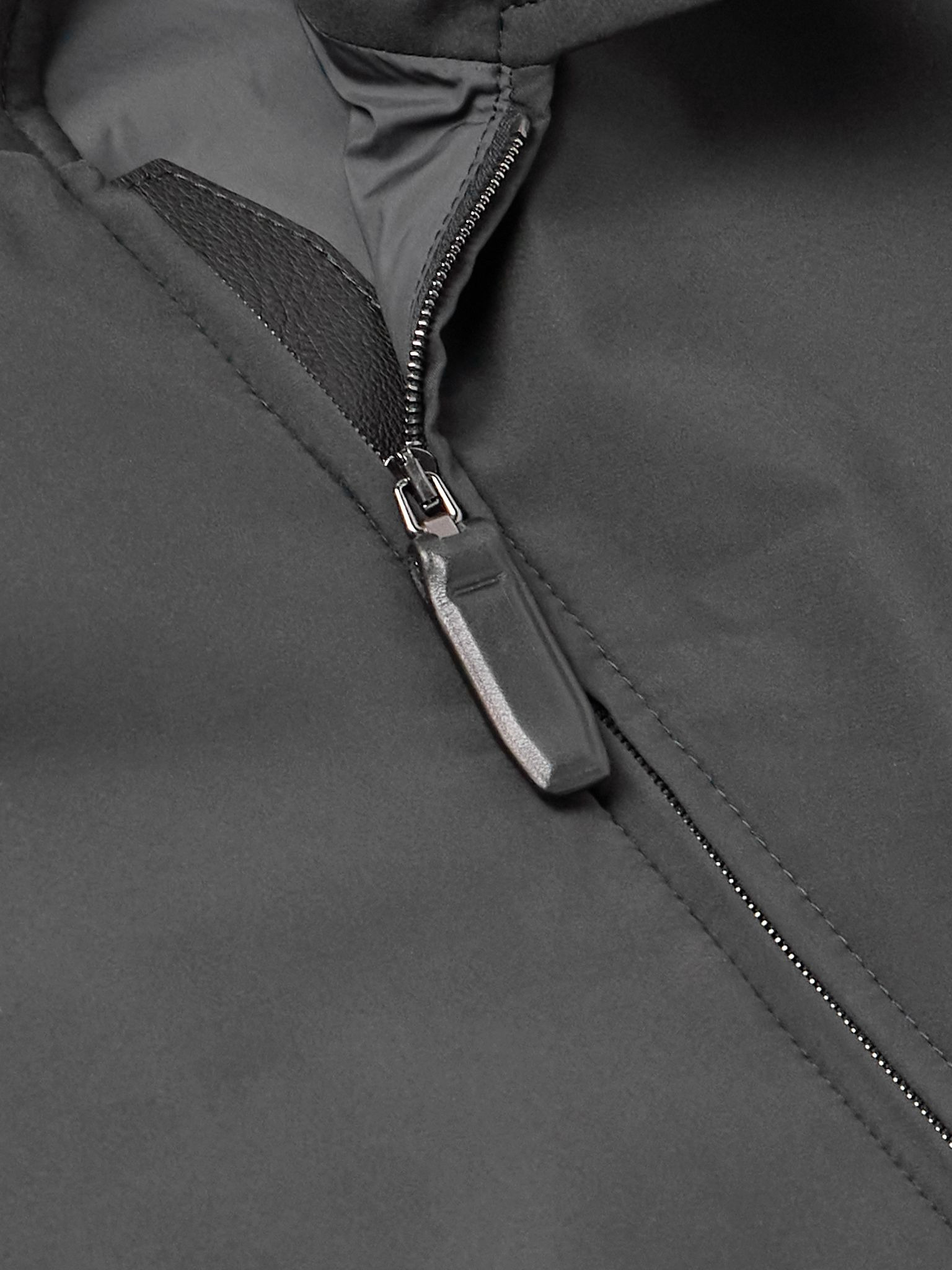 Padded Shell Blouson Jacket Navy - 4