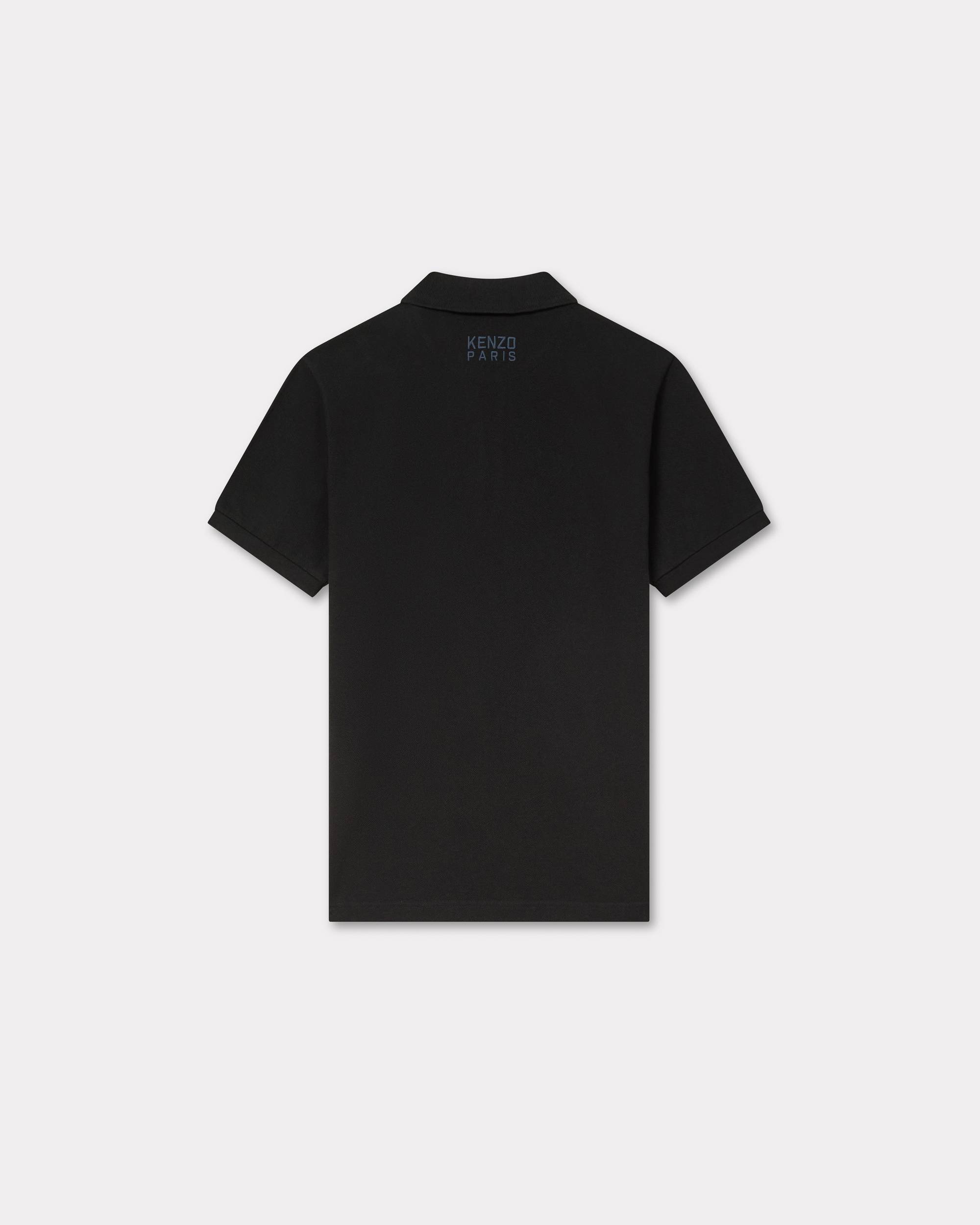 'KENZO Happy Tiger' embroidered slim polo in cotton - 2