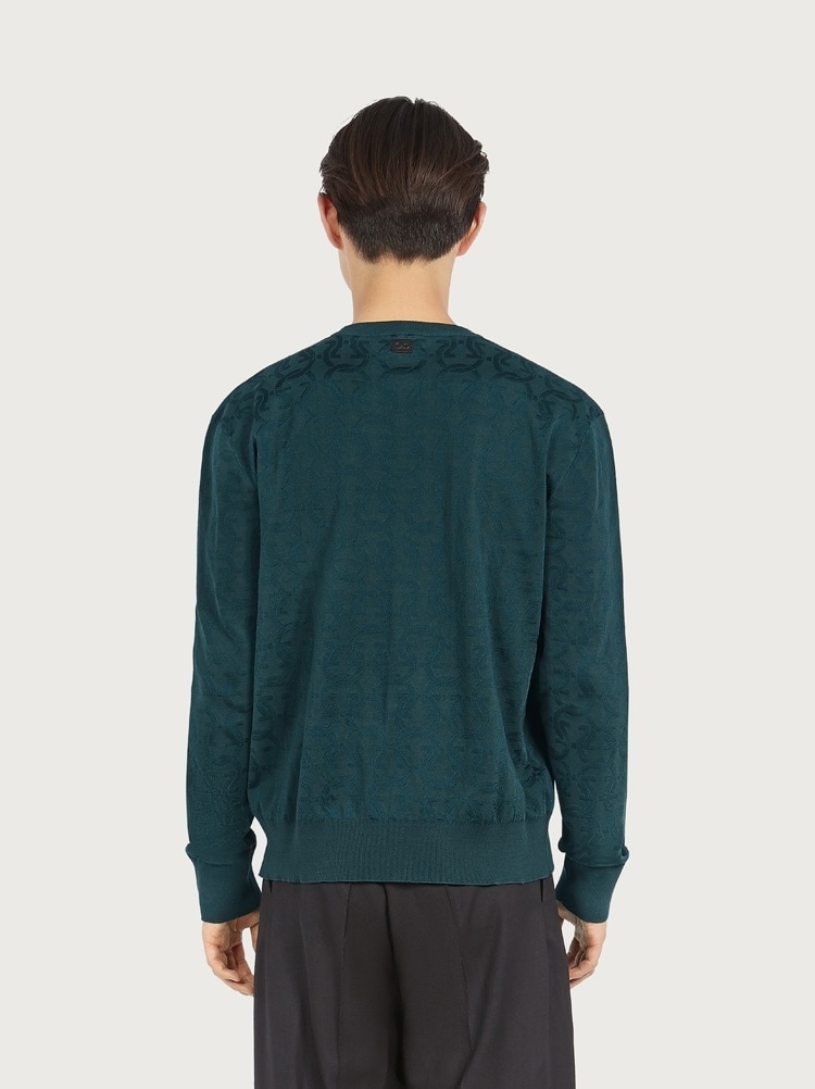 JACQUARD GANCINI SWEATER - 3