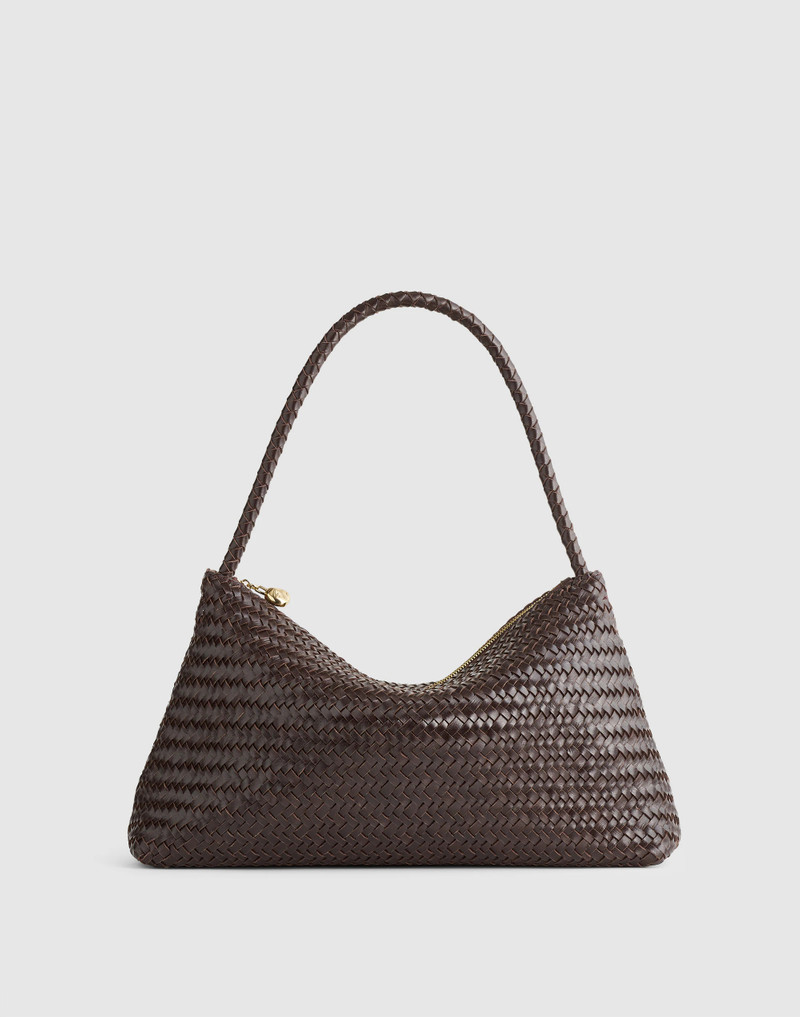 The Signature Woven Zip Top Shoulder Bag 1