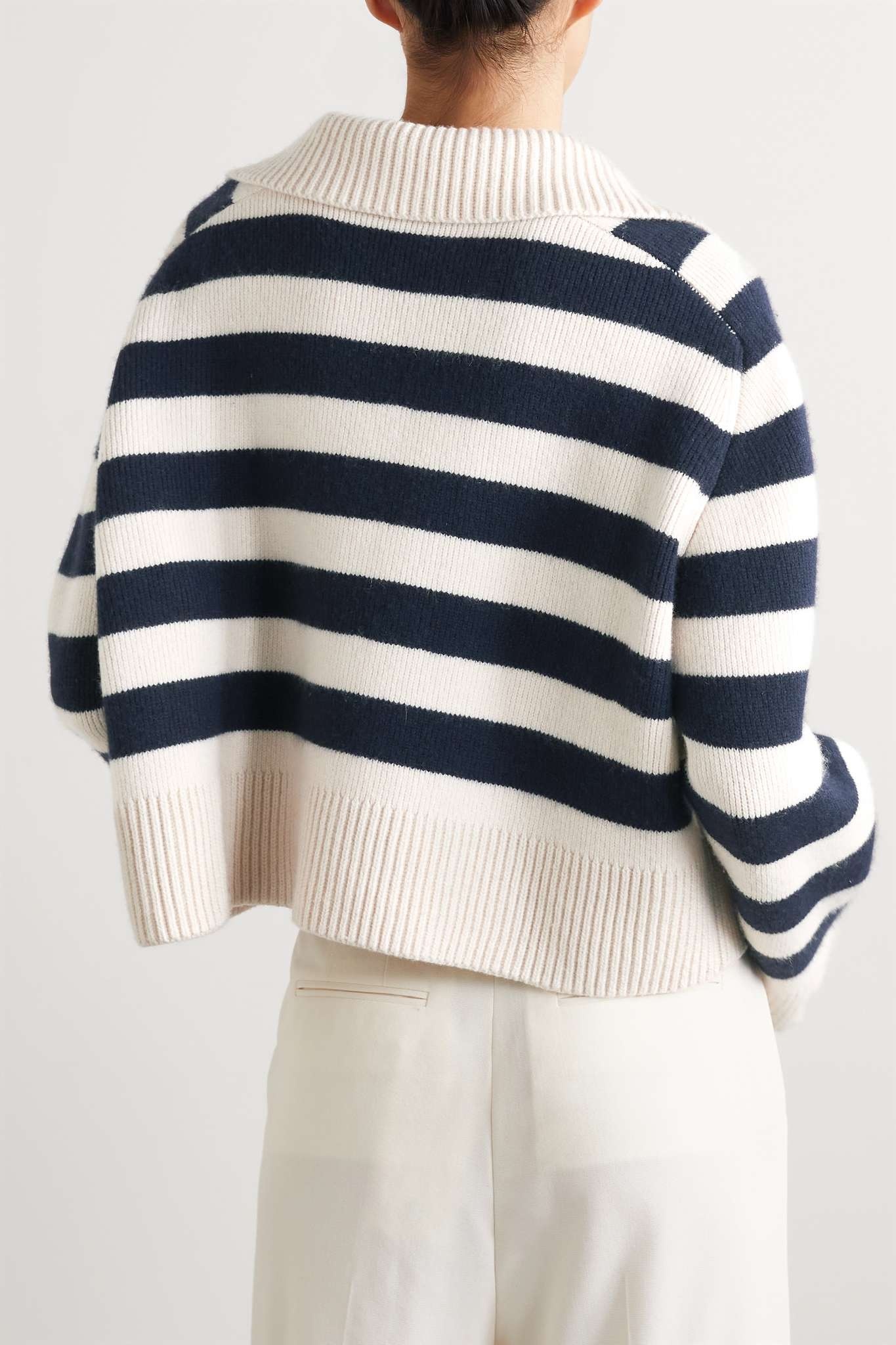 Franklin striped cashmere sweater - 3