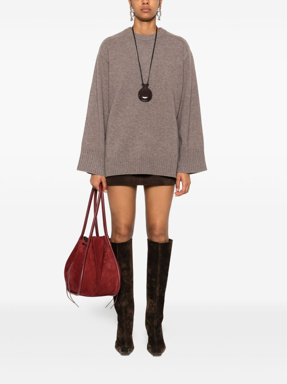 round-neck sweater - 2