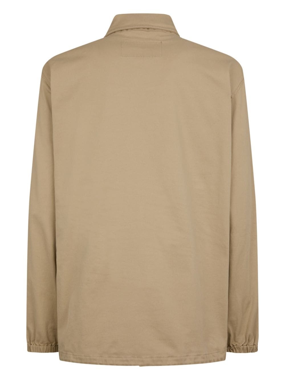 logo-appliquÃ© shirt jacket - 2