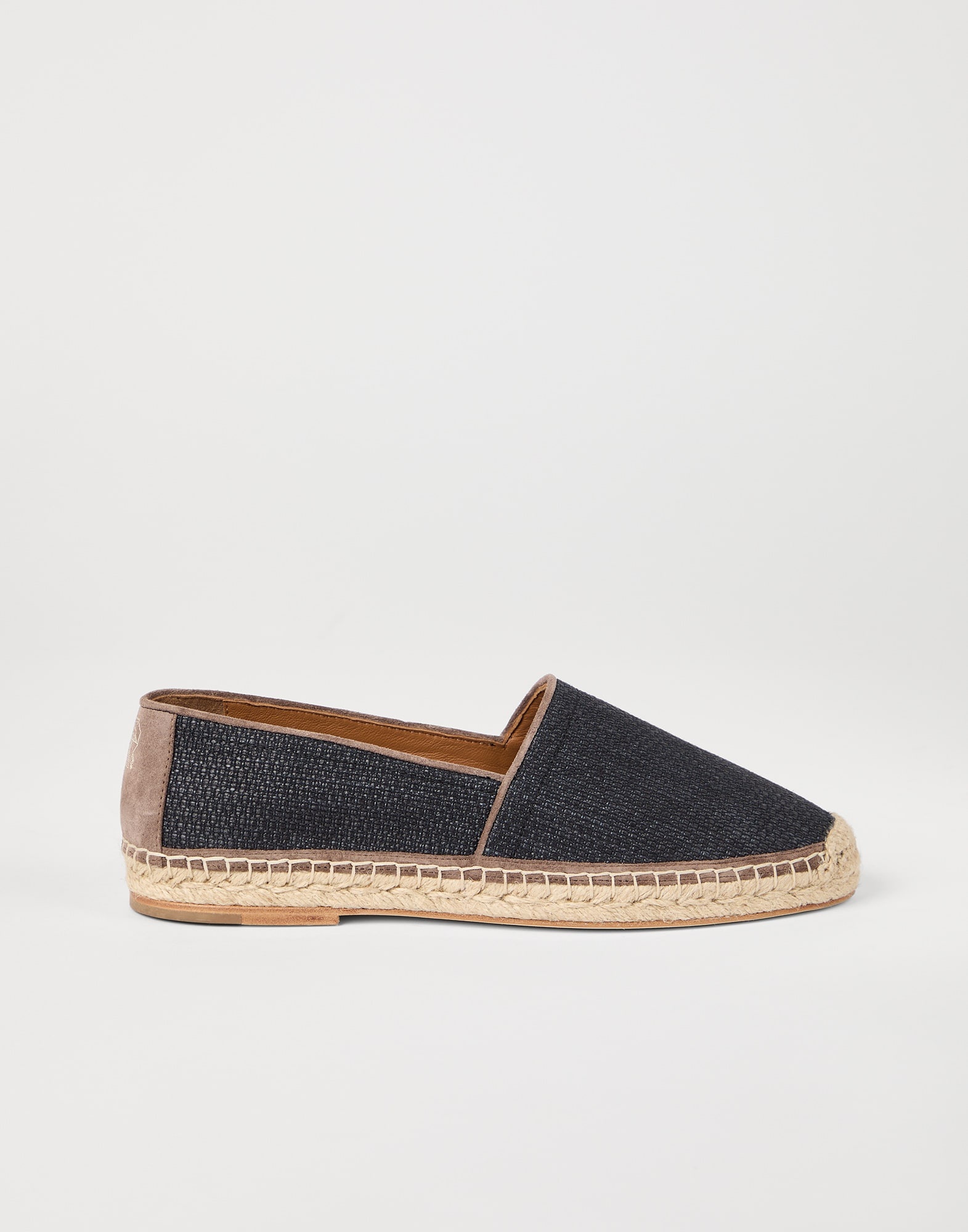 Techno raffia espadrilles with piping - 5