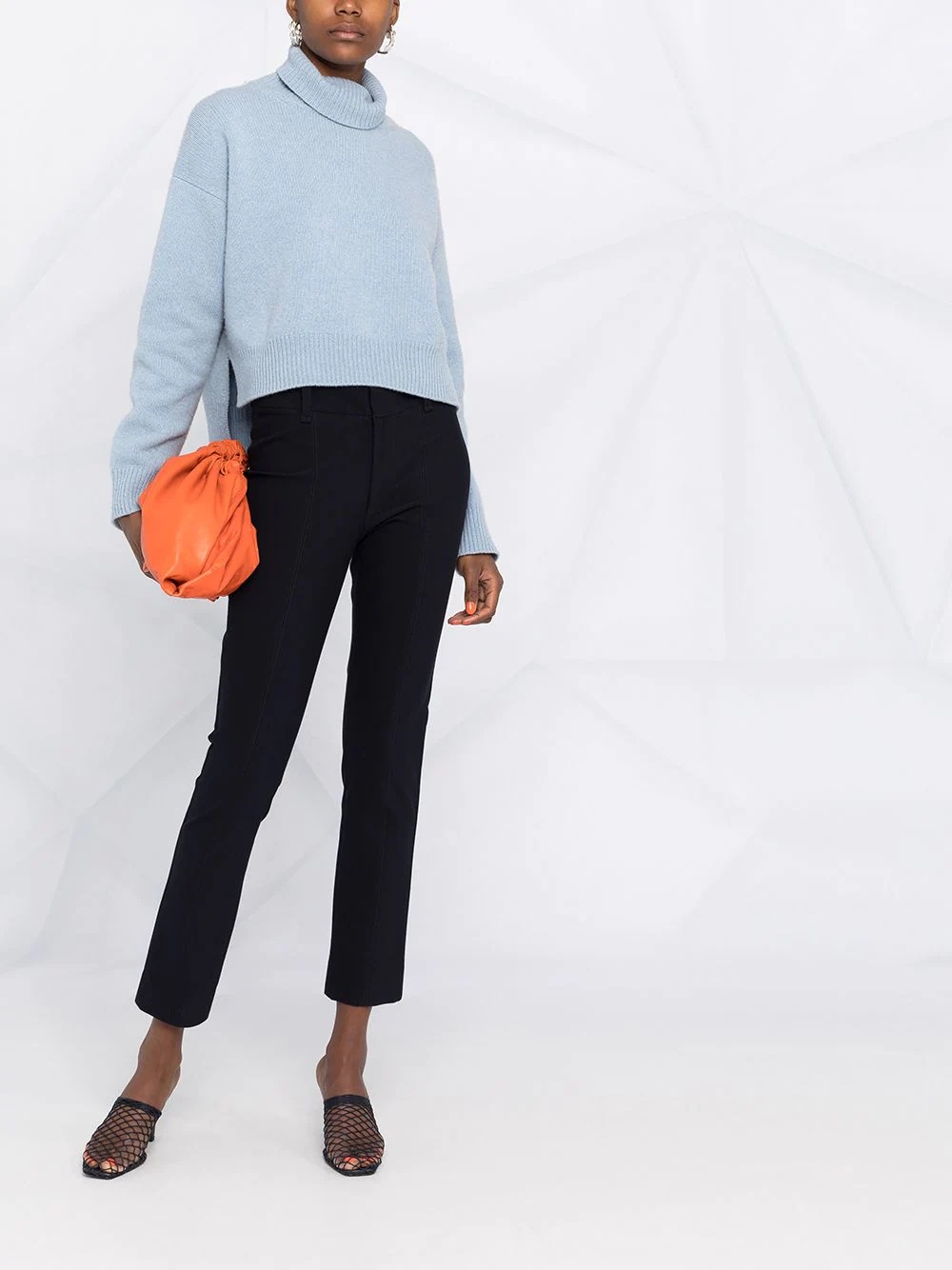 slim-fit cropped chinos - 2