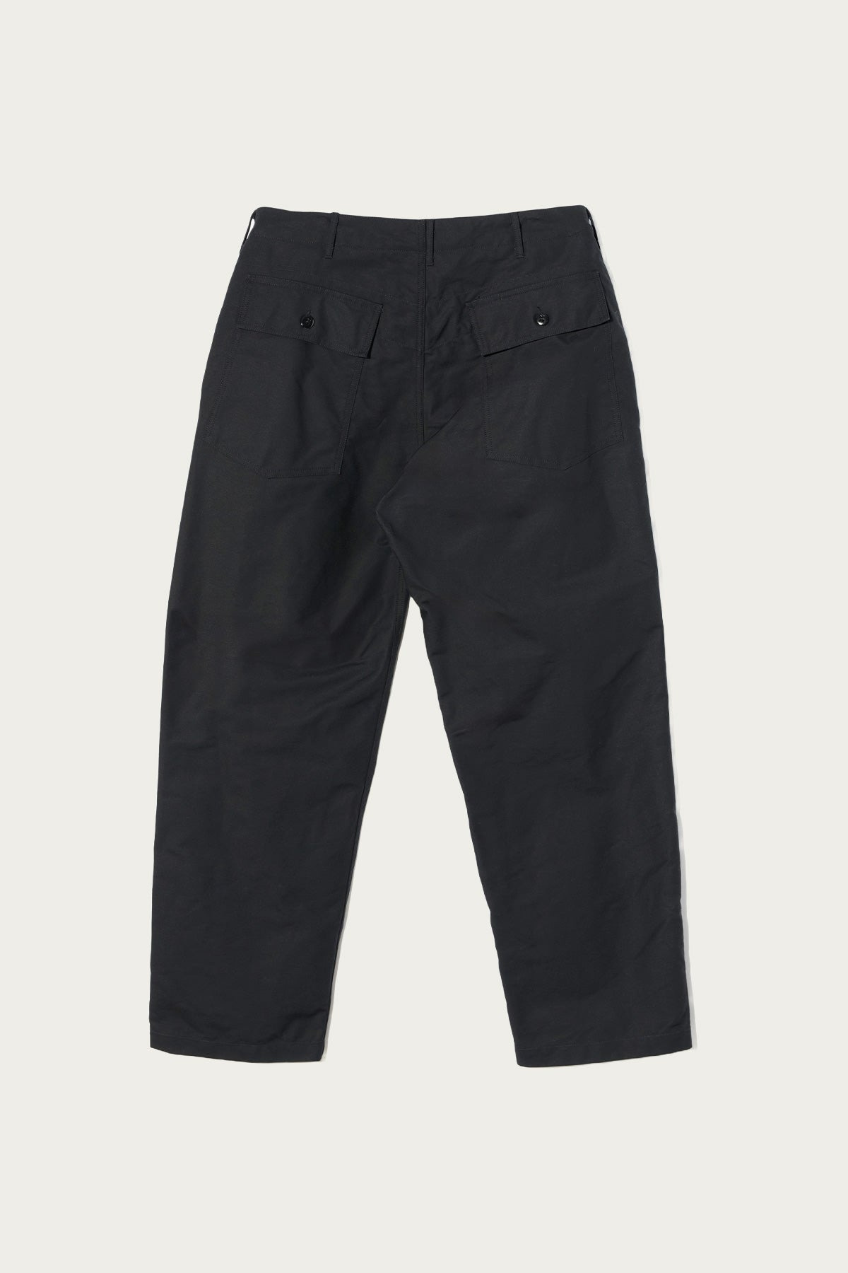 Fatigue Pant - Black Cotton Double Cloth - 2