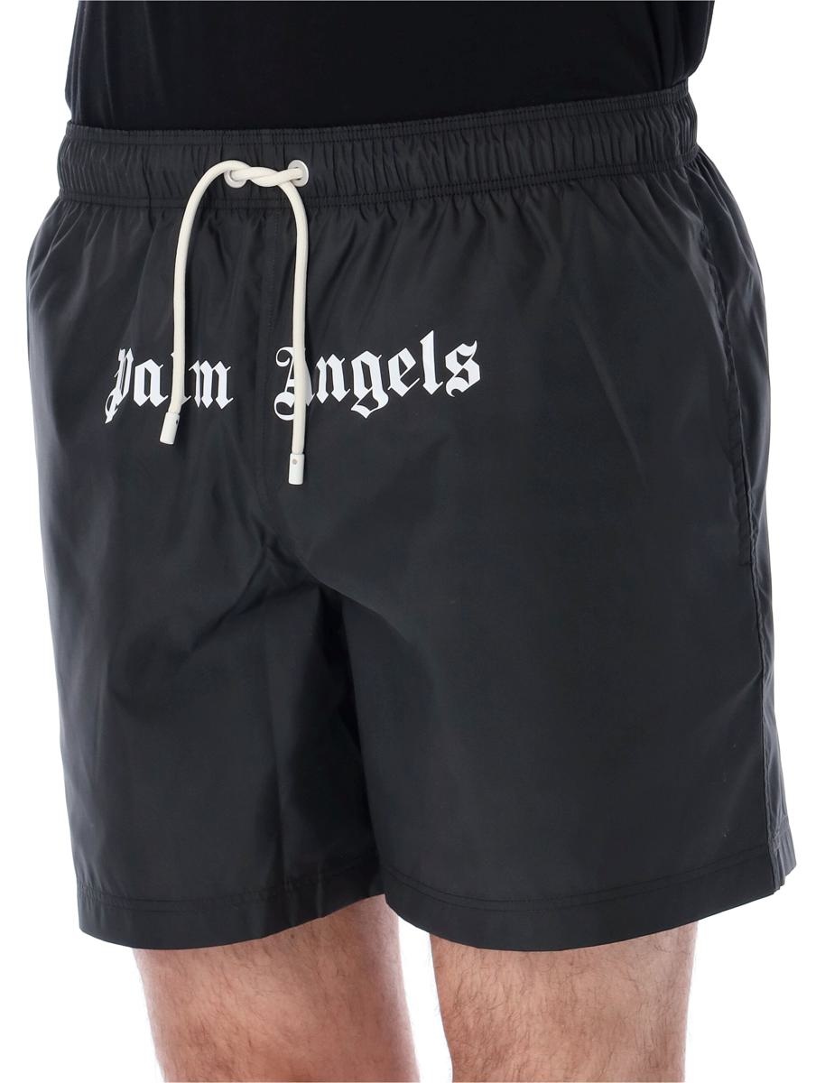 PALM ANGELS CLASSIC LOGO FRONT SWIMSHORT - 3