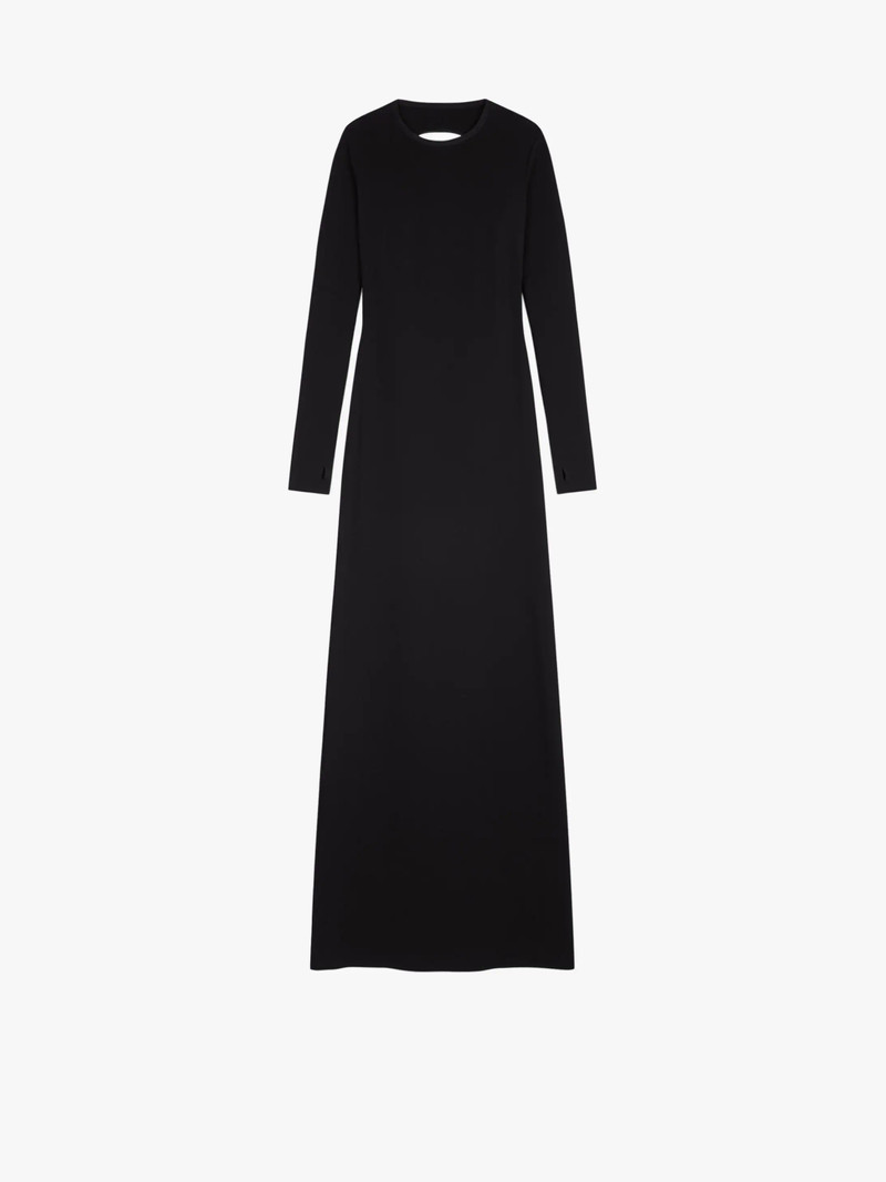 OPEN-BACK DRESS IN VISCOSE 1