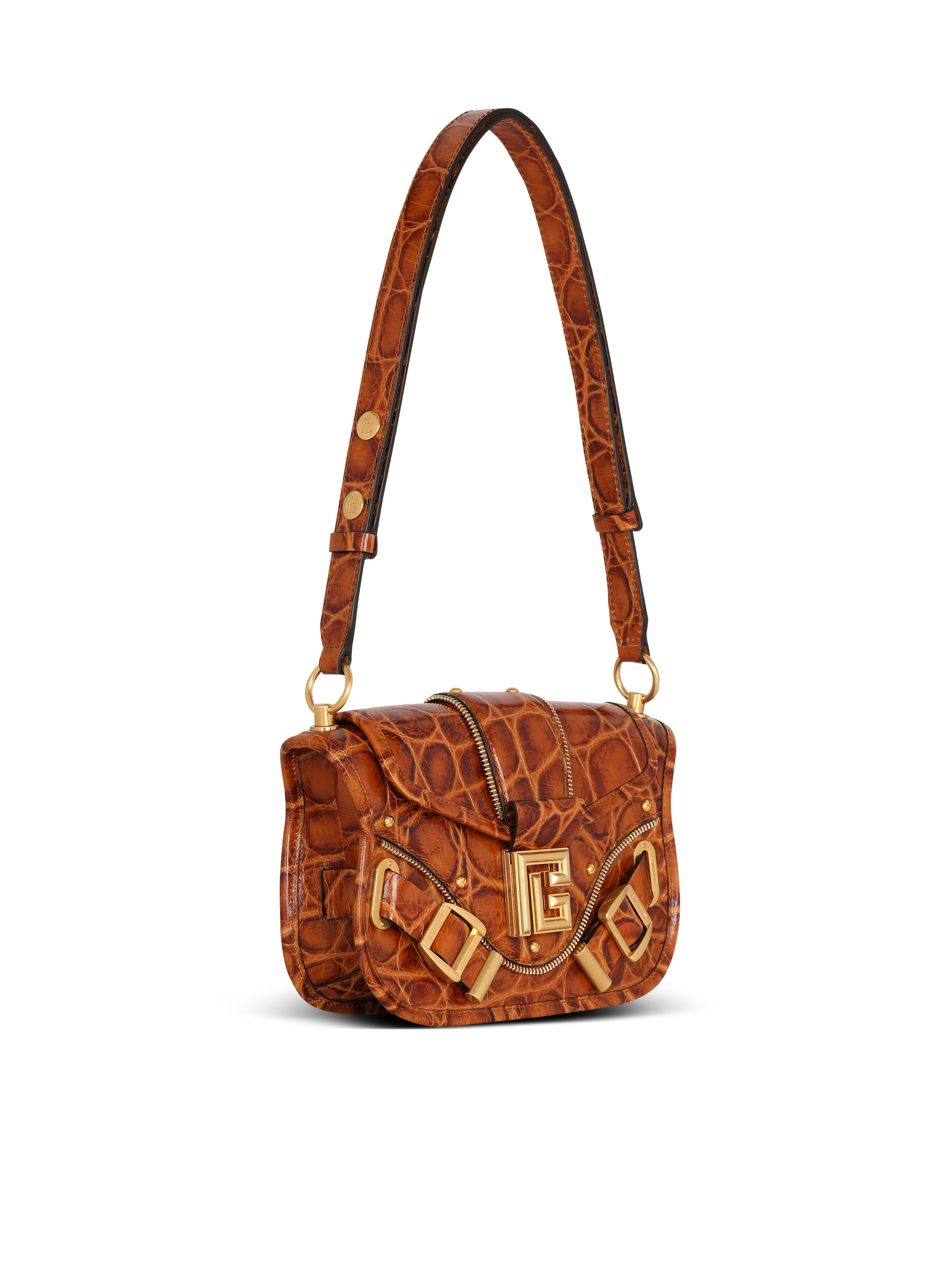 Blaze bag in crocodile-print leather - 3