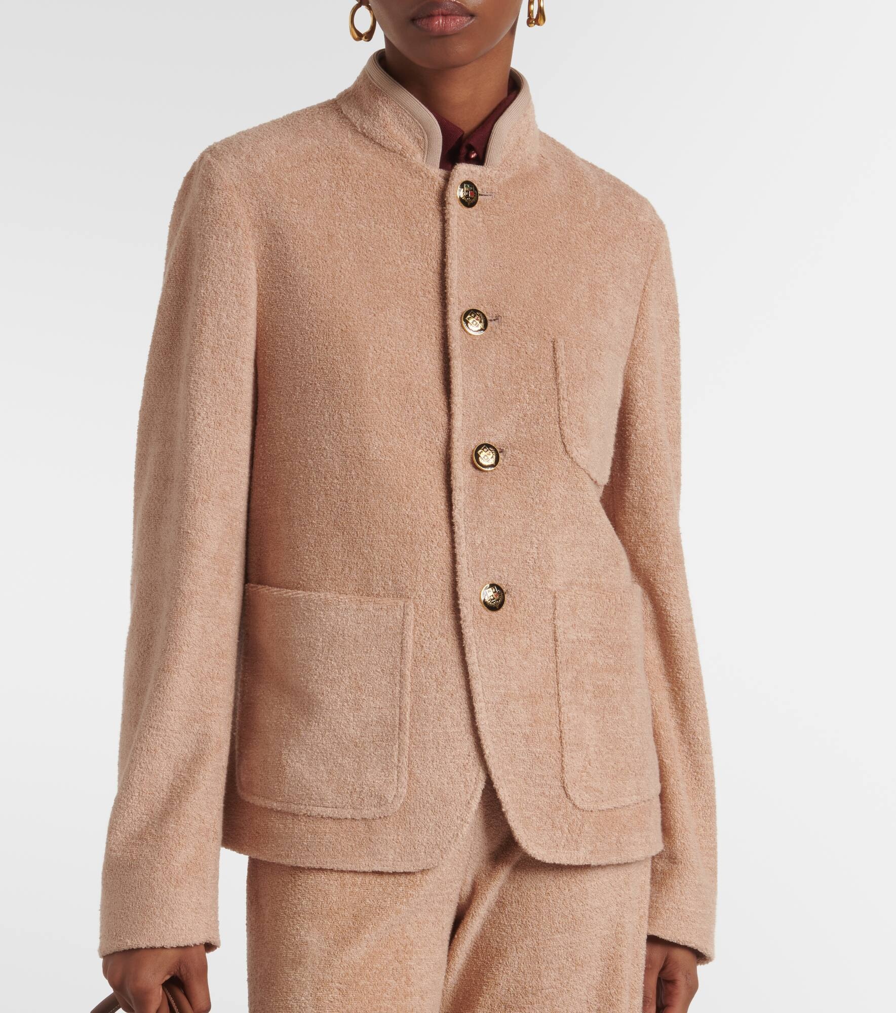 Spagna Mini linen and cotton terry jacket - 5