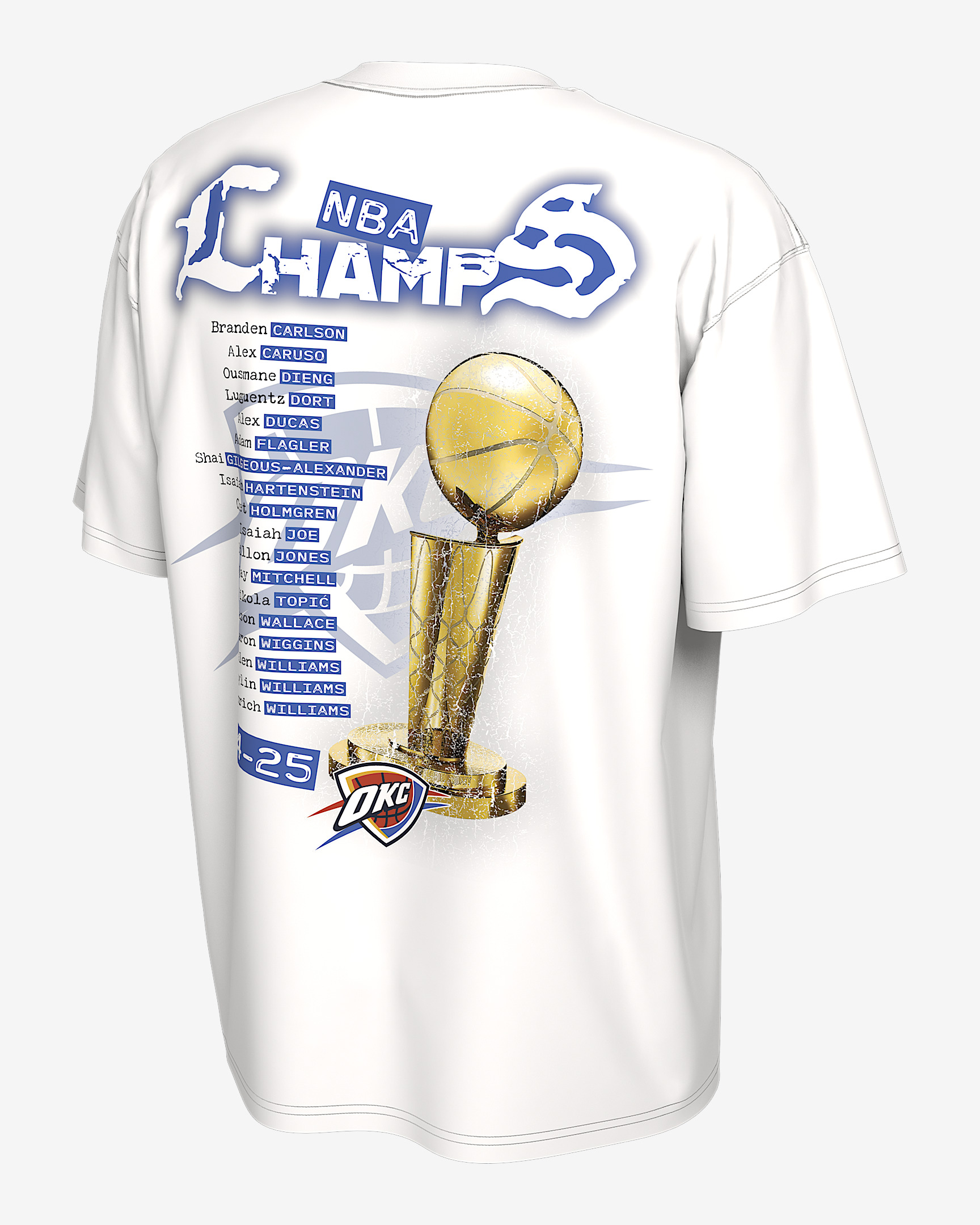Oklahoma City Thunder Nike NBA Parade T-Shirt - 2