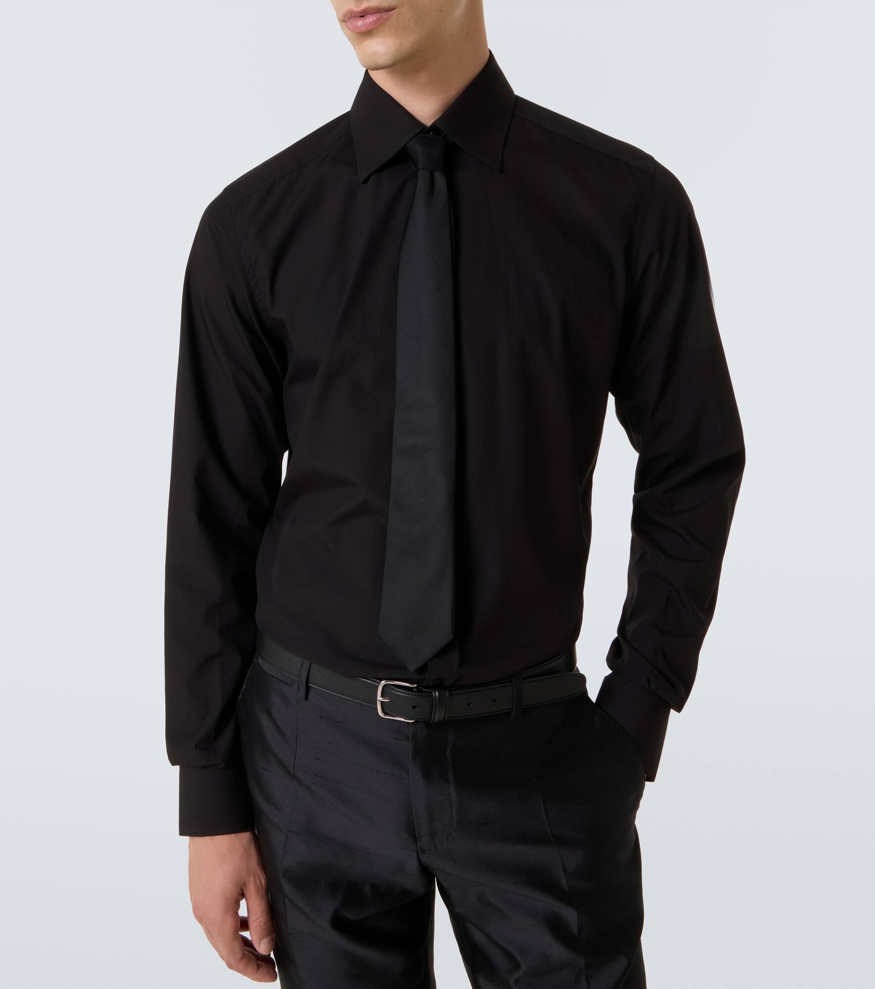 Cotton poplin shirt - 6