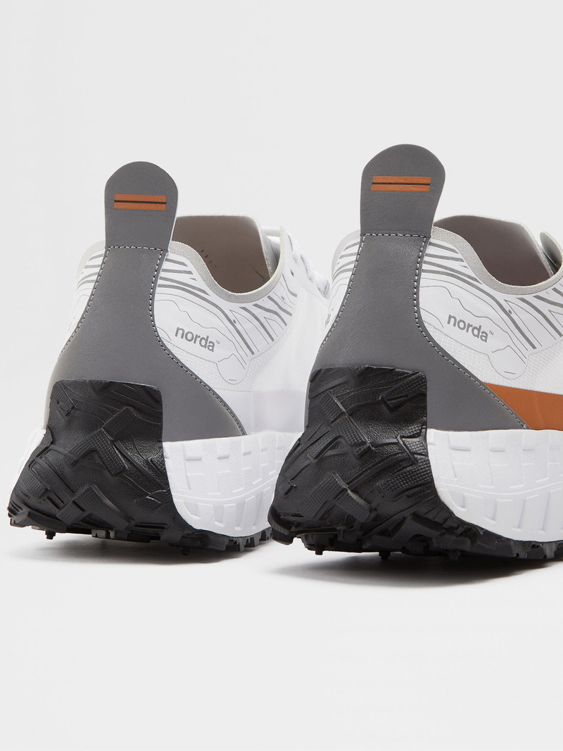 ZEGNA X NORDA™ 001 WHITE TECHNICAL FABRIC SNEAKERS 6