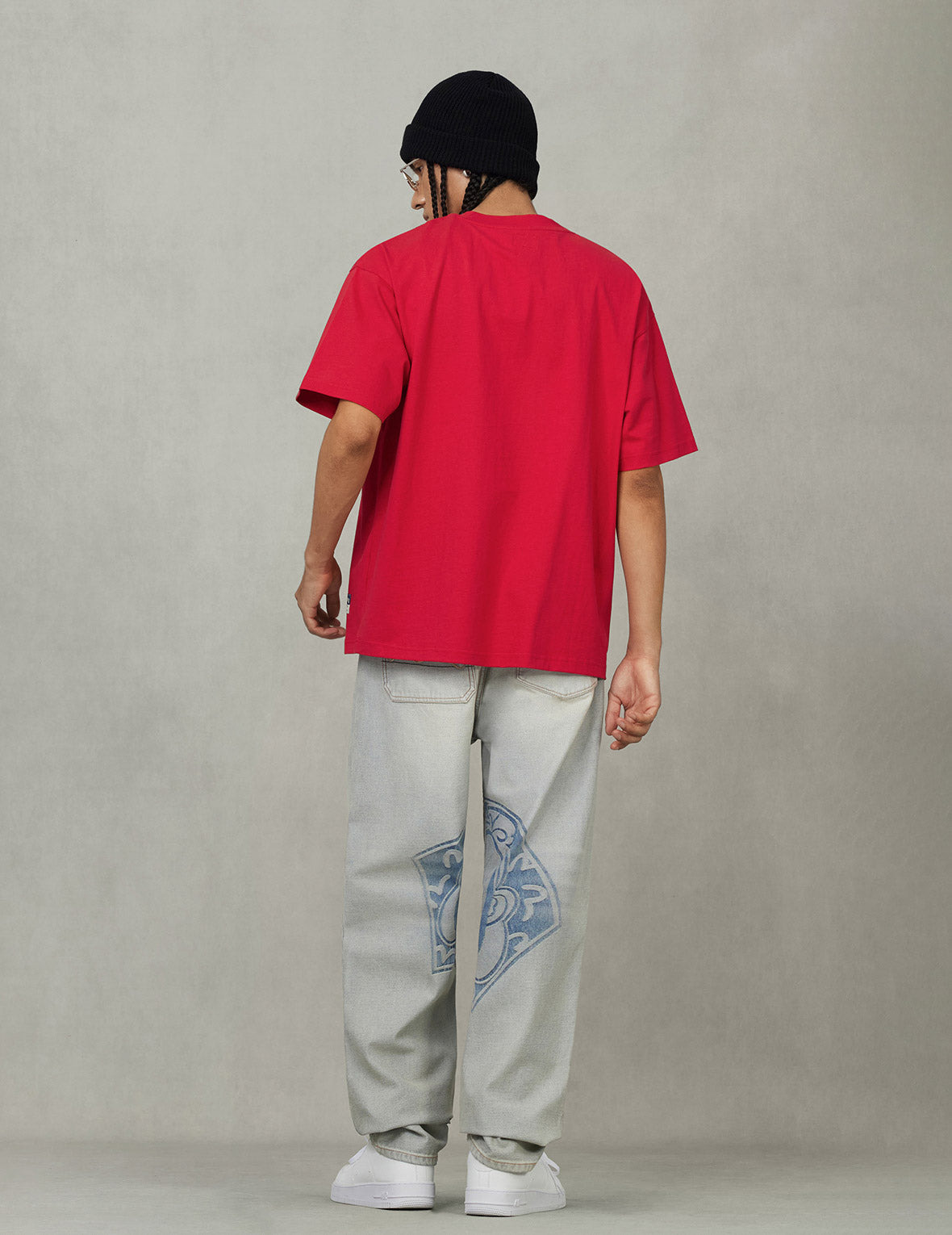 Embroidery Seagull Relax Fit T-Shirt - 4