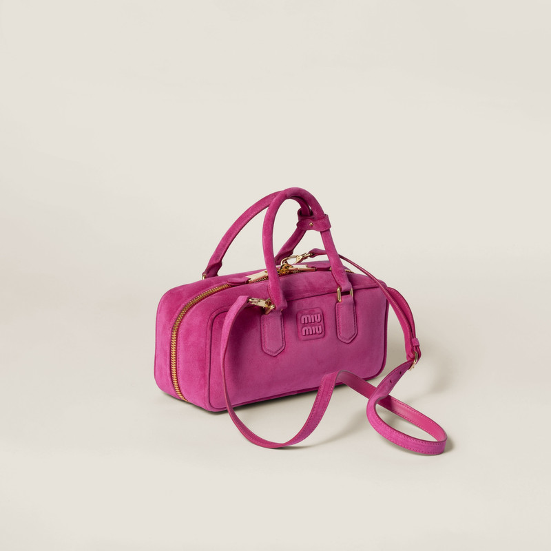 Miu Miu Arcadie suede bag outlook