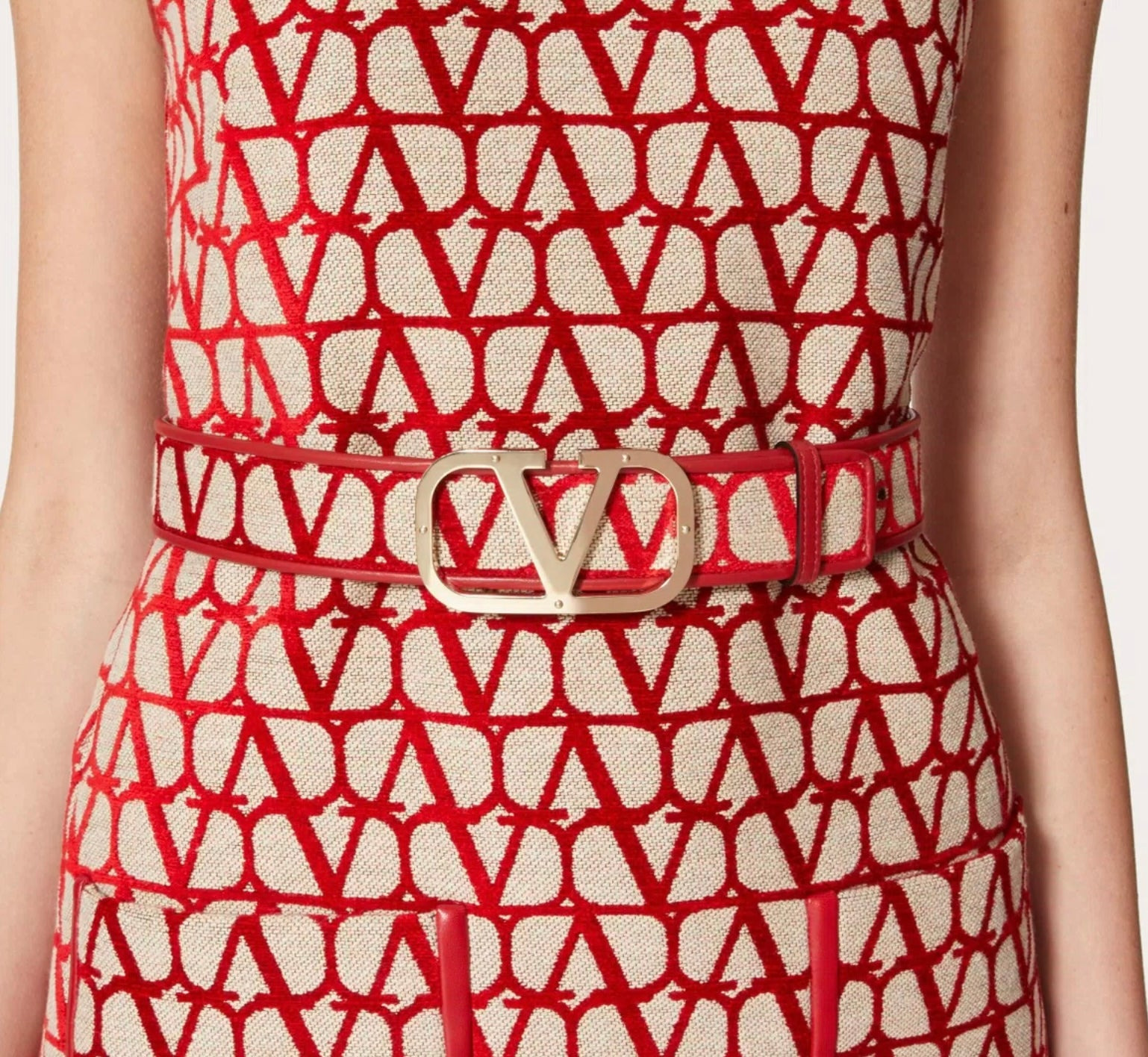 Valentino Toile Iconographe Belt 40mm - 5