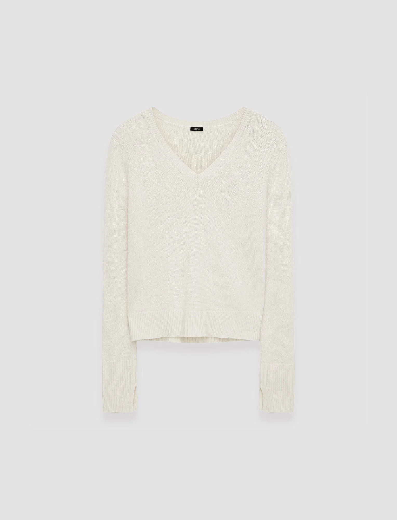 Pure Cashmere V Neck Jumper - 1