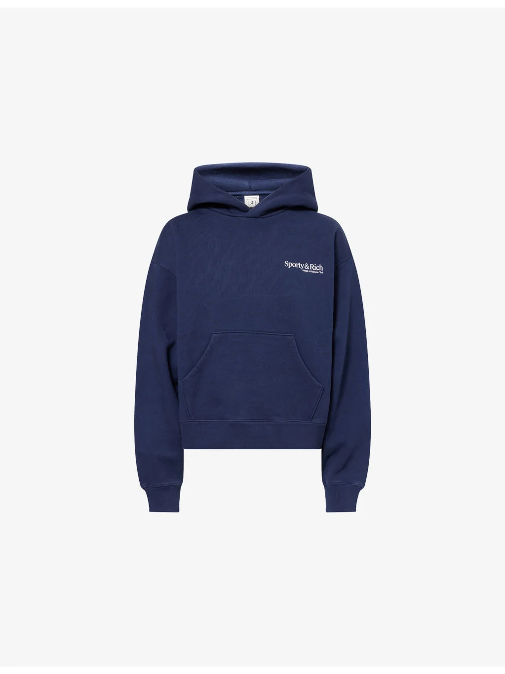Modern Logo-Embroidered Cotton Hoody - 1