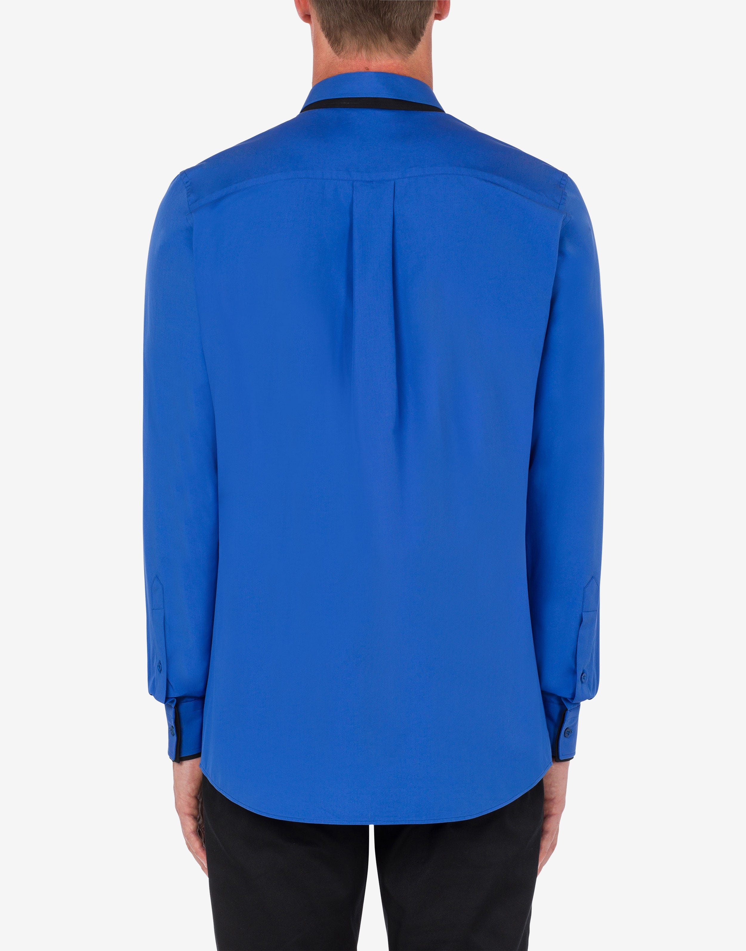 CONTRASTING LAYERS POPLIN SHIRT - 3