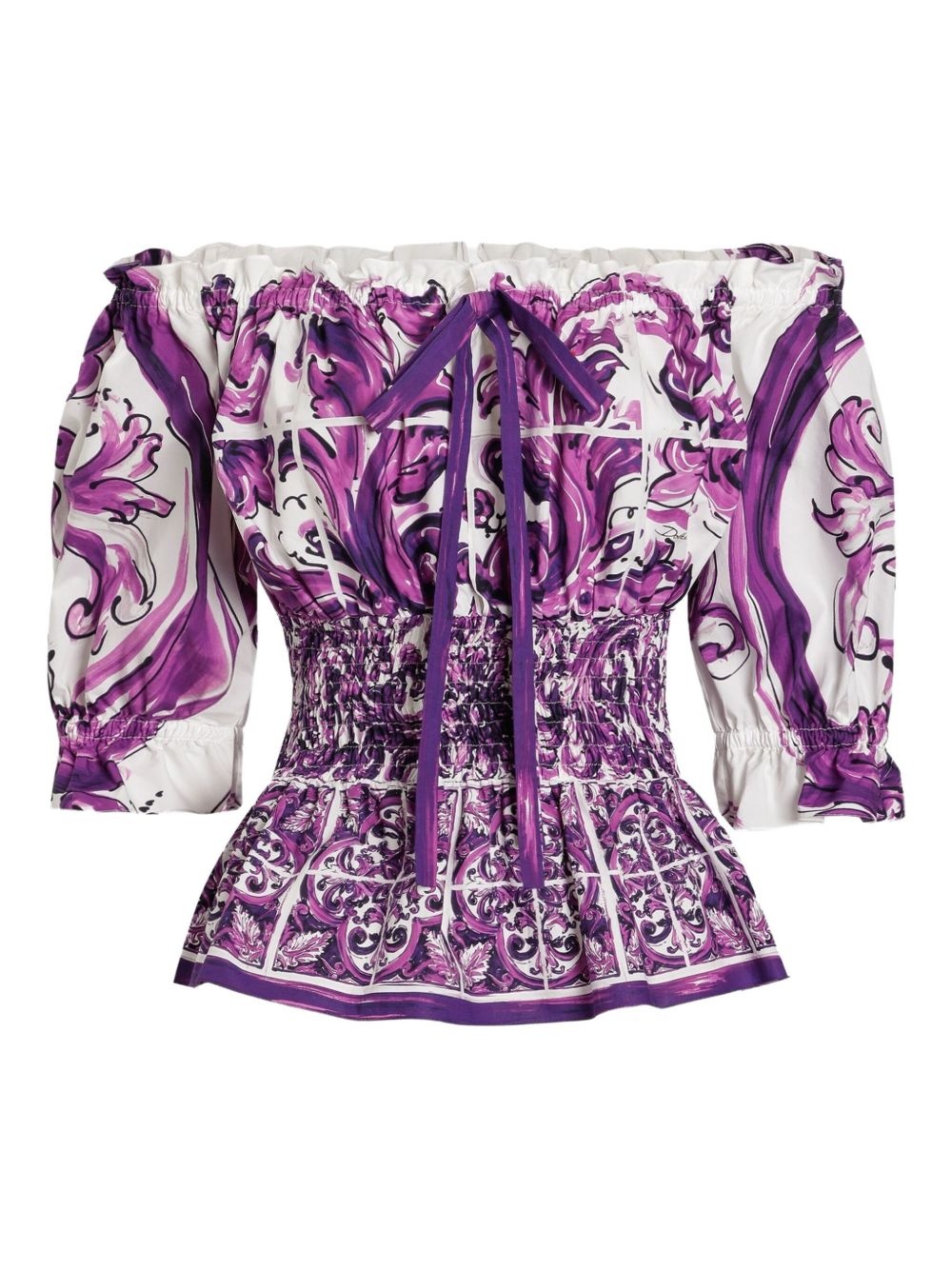 Majolica-print top - 1