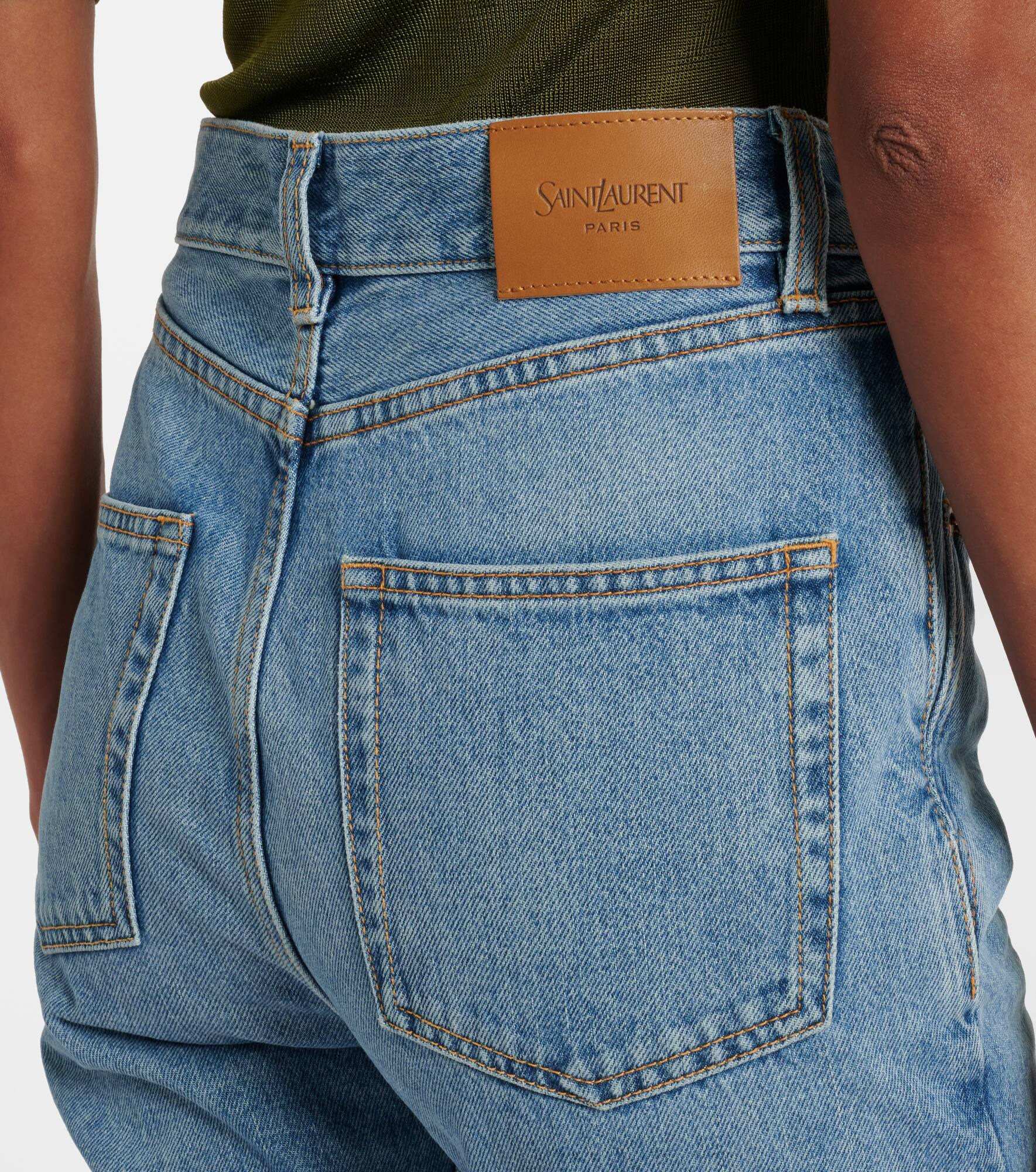 Mid-rise bootcut jeans - 6