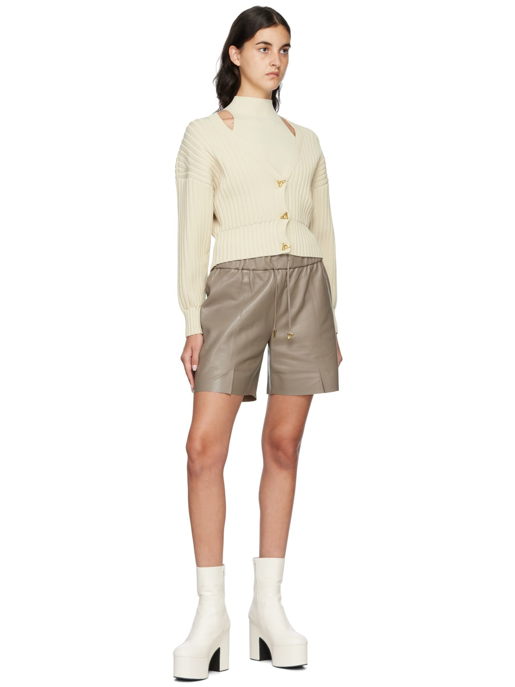 Taupe Chirac Shorts - 4