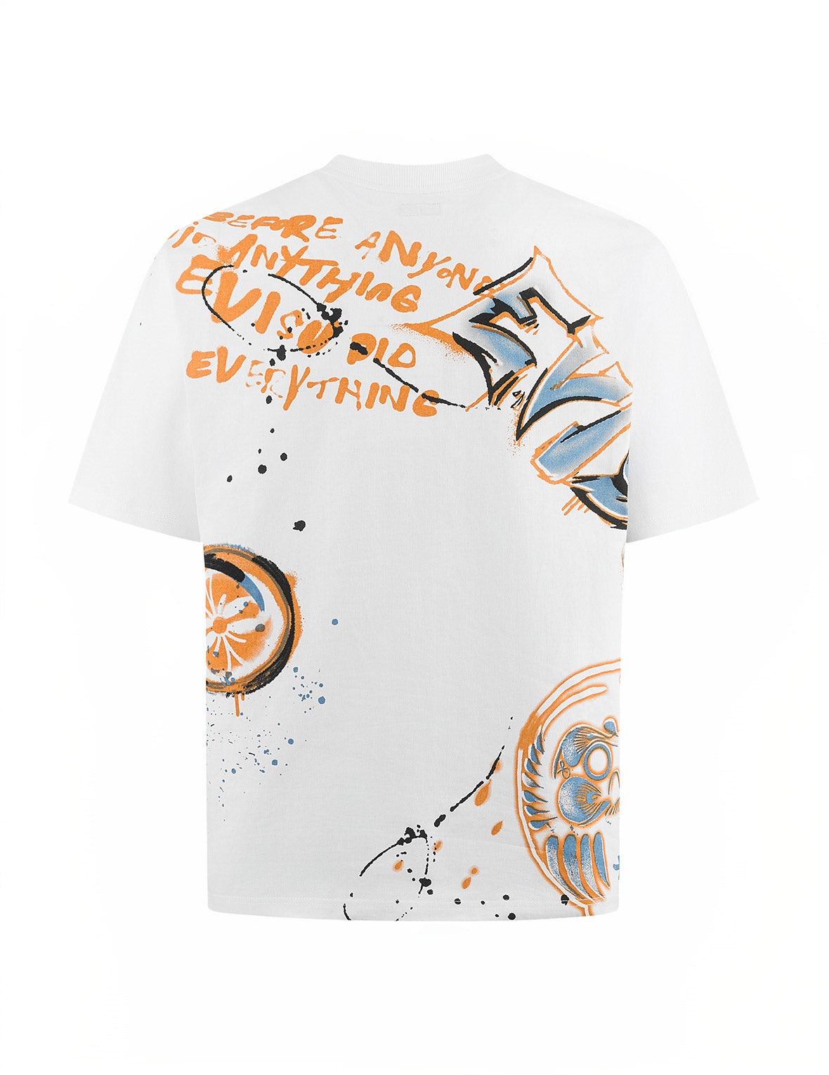 Graffiti Print Relax Fit T-Shirt - 9
