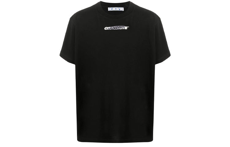 Off-White Pattern Printing Short Sleeve Black OMAA038E20JER0011001 - 2