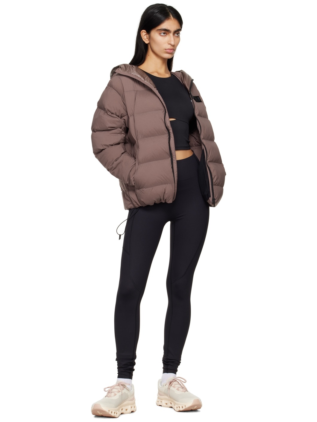 Gray & Pink Cloudmonster Sneakers - 5