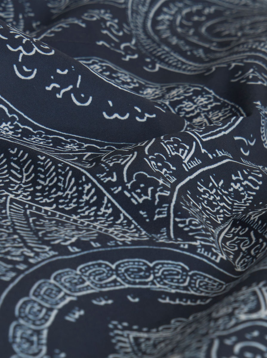 OUTERWEAR JACKET WITH PAISLEY PRINT - 3