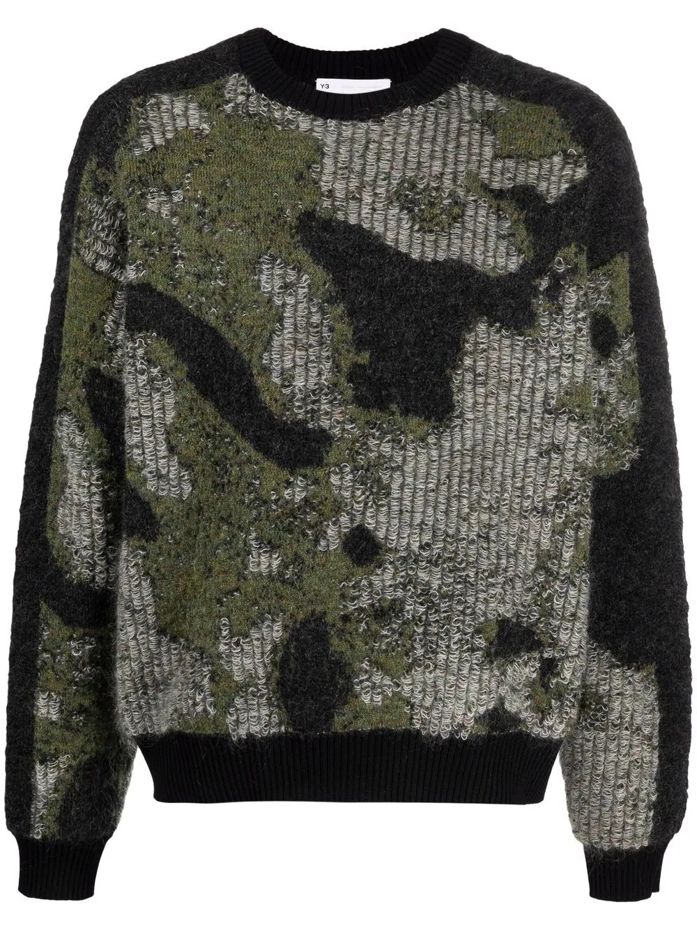 textured-knit jumper - 1