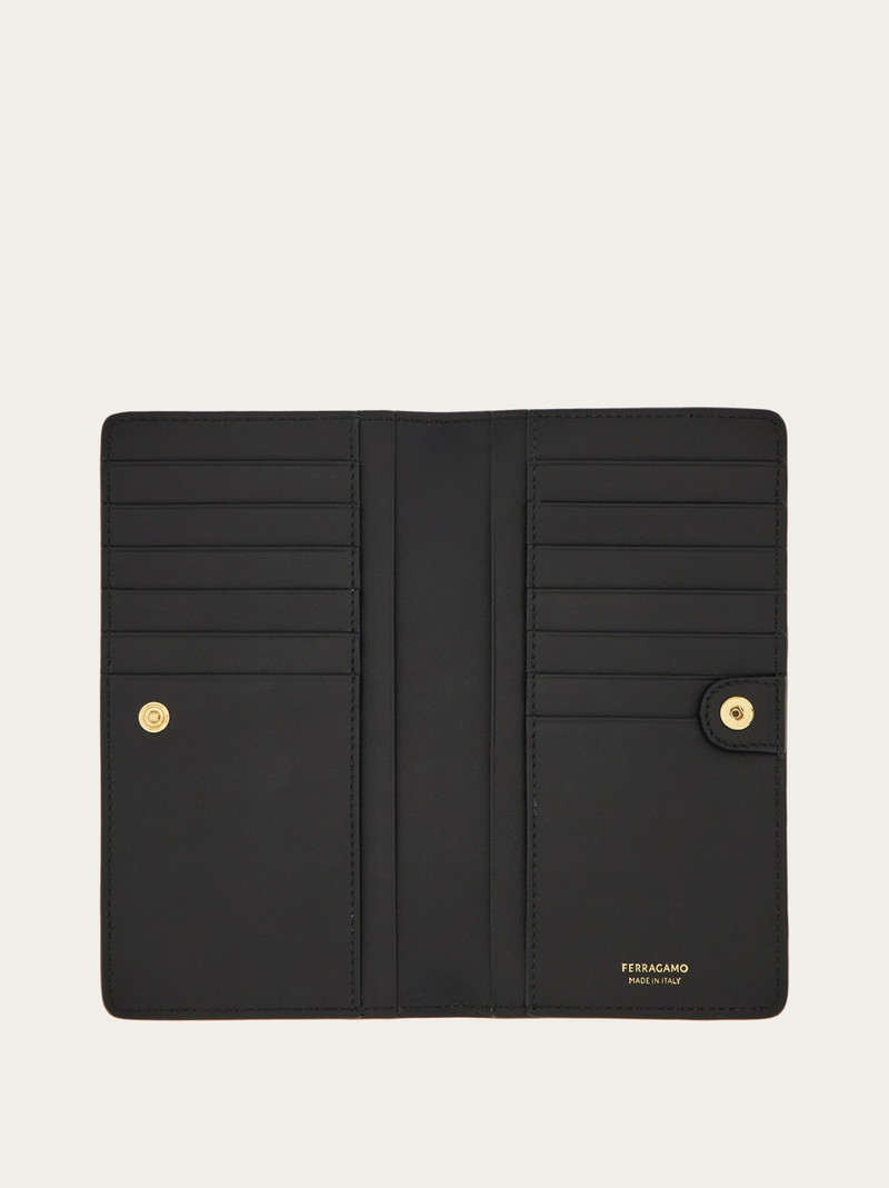 FERRAGAMO Gancini continental wallet outlook