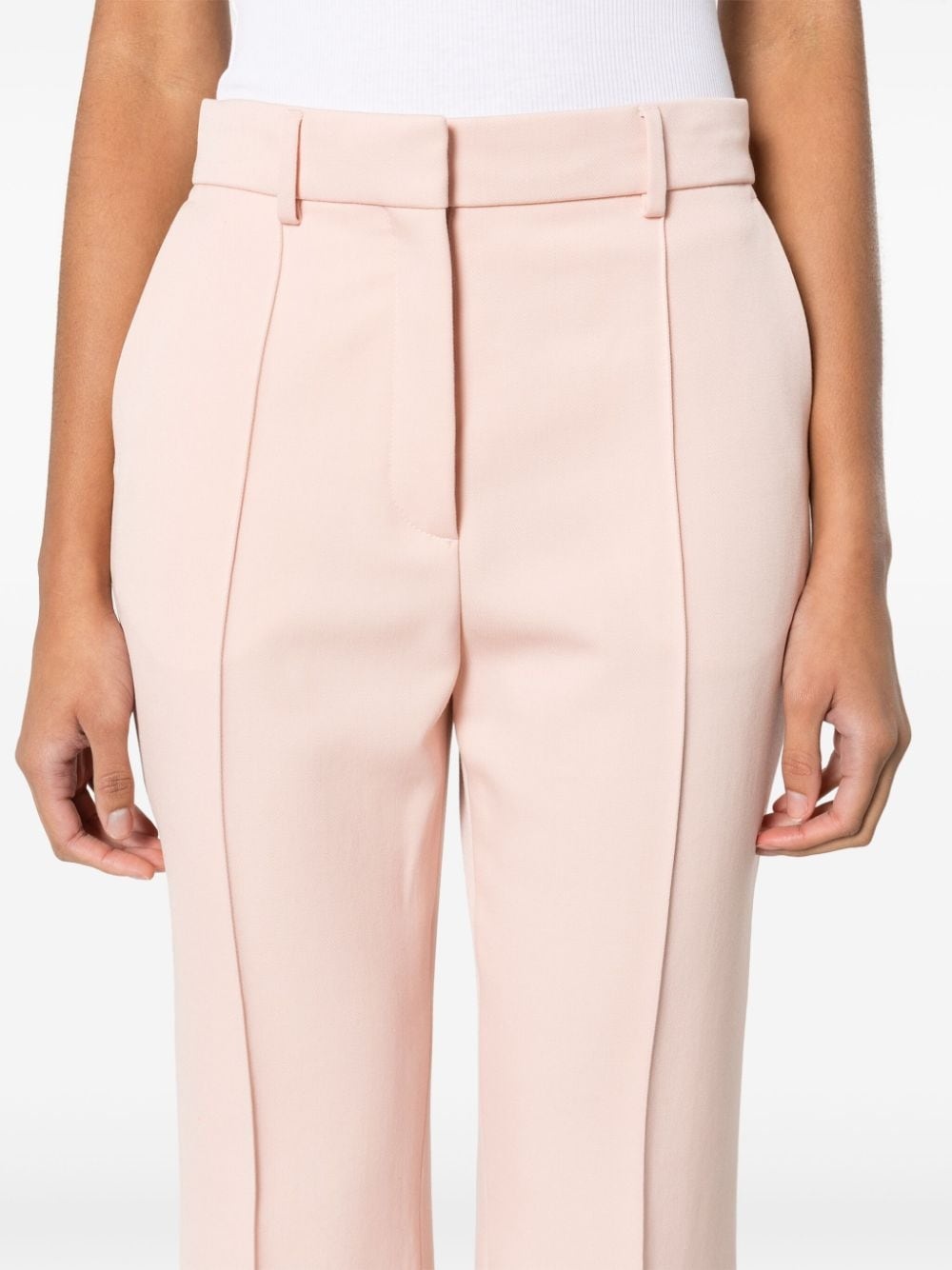 wool flared trousers - 5