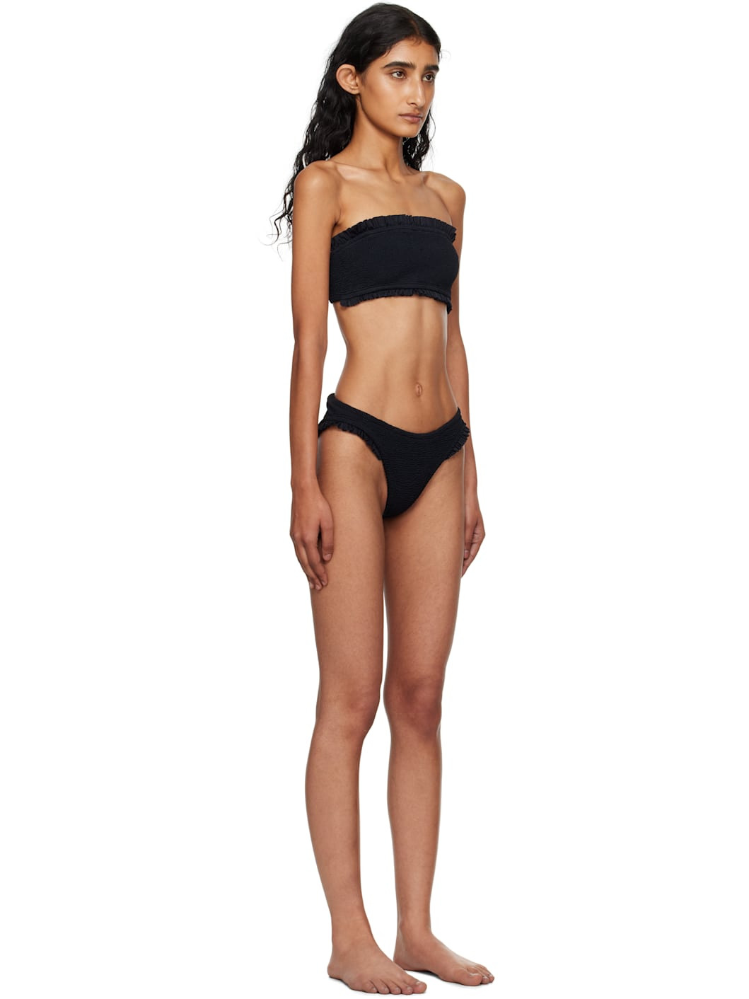 Black Tracey Frill Bikini - 2