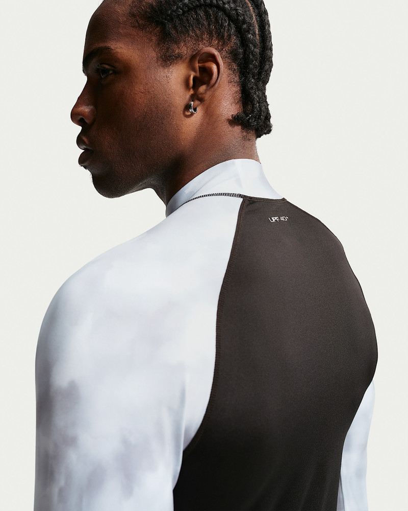 Nike Nike Swim Whitewater Men's Long Sleeve Rashguard Top outlook